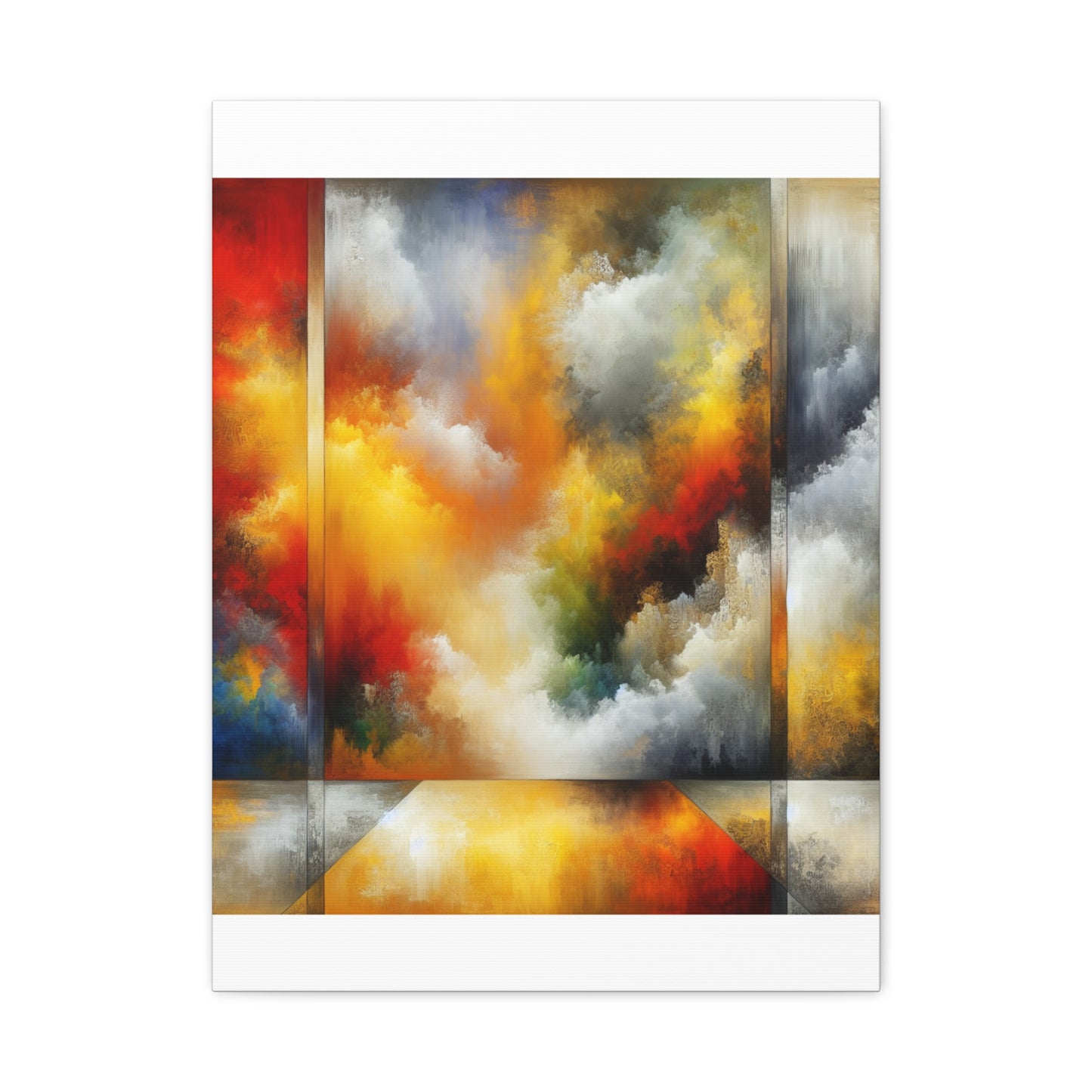 Abstract Colorful Clouds - Matte Canvas, Stretched, 1.25"