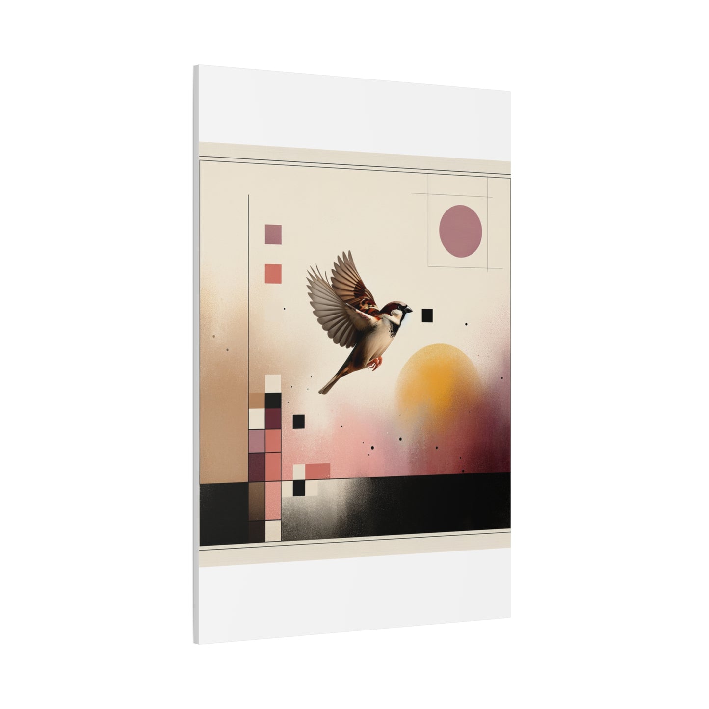 Sparrow Flight - Matte Canvas, Stretched, 1.25"