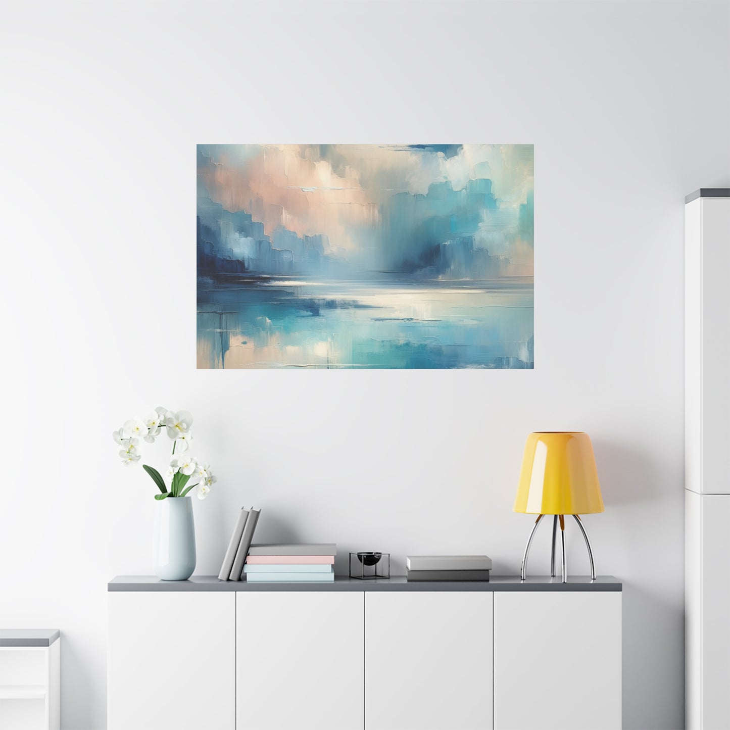 Abstract Sky Reflection - Matte Canvas, Stretched, 1.25"