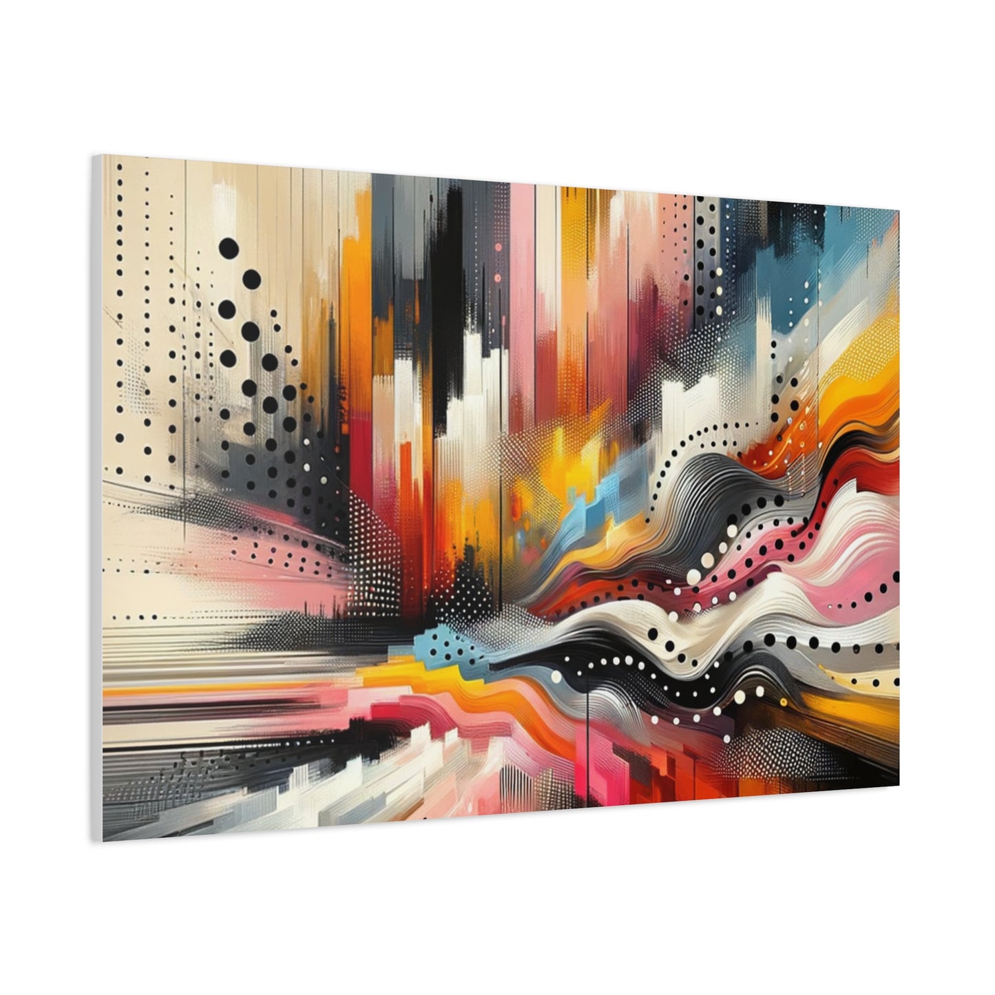 Abstract Color Symphony - Matte Canvas, Stretched, 1.25"