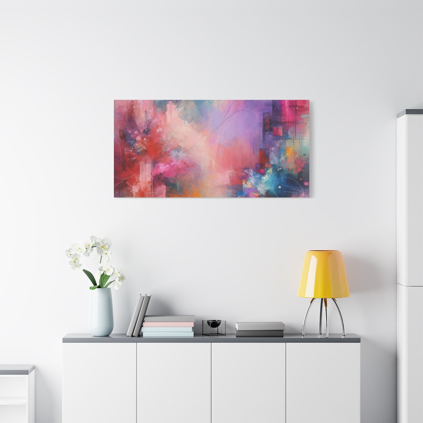 Abstract Color Symphony - Matte Canvas, Stretched, 1.25"