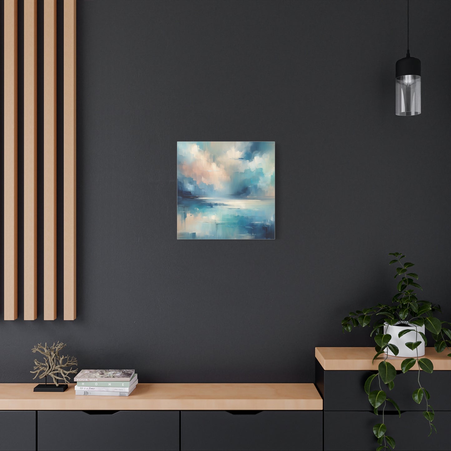 Abstract Sky Reflection - Matte Canvas, Stretched, 1.25"