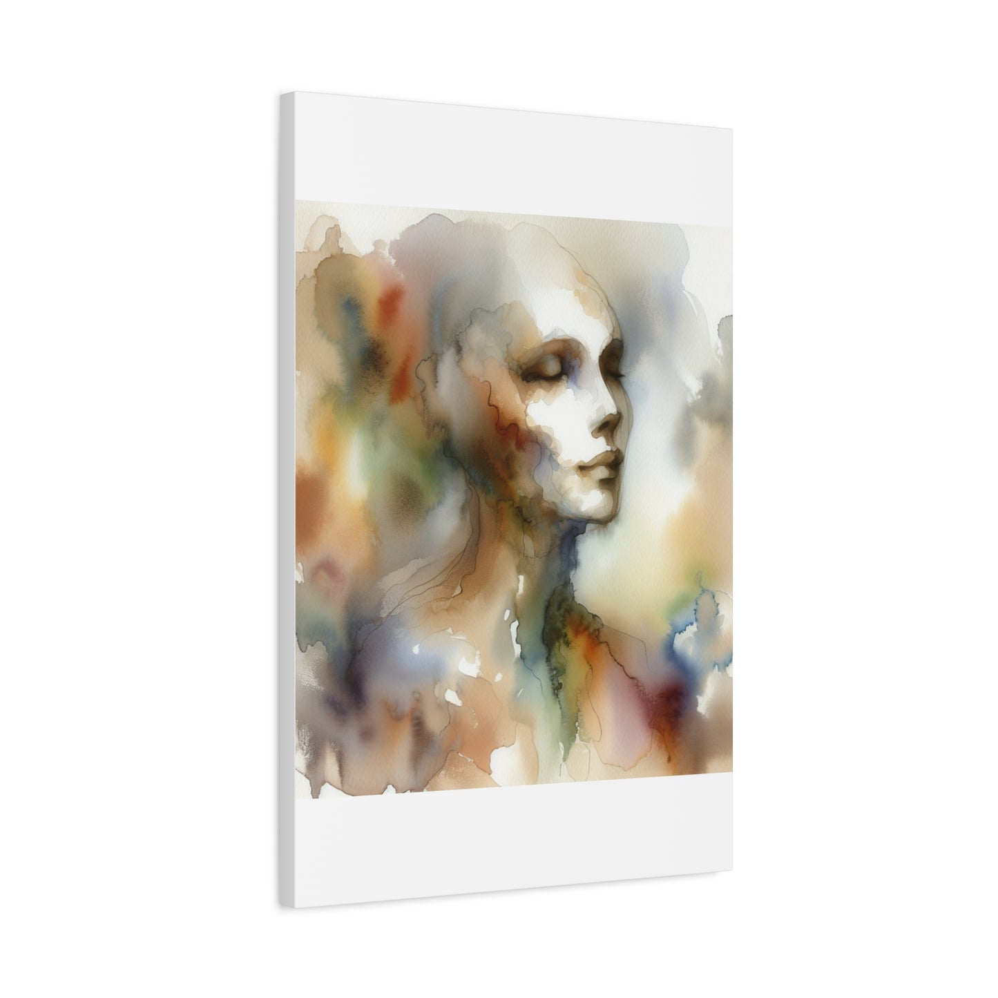 Dreamy Watercolor Portrait - Matte Canvas, Stretched, 1.25"