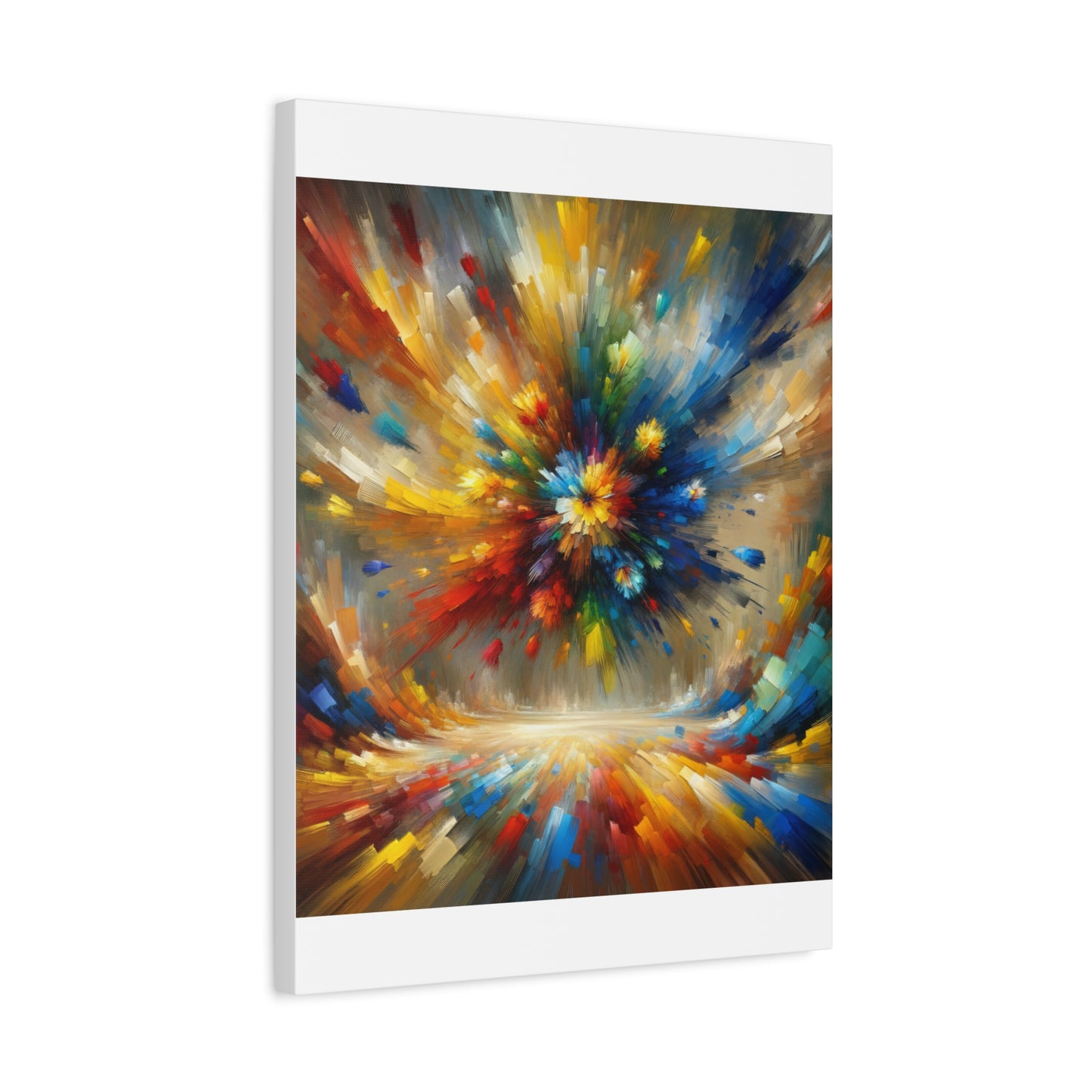 Abstract Burst of Colors - Matte Canvas, Stretched, 1.25"