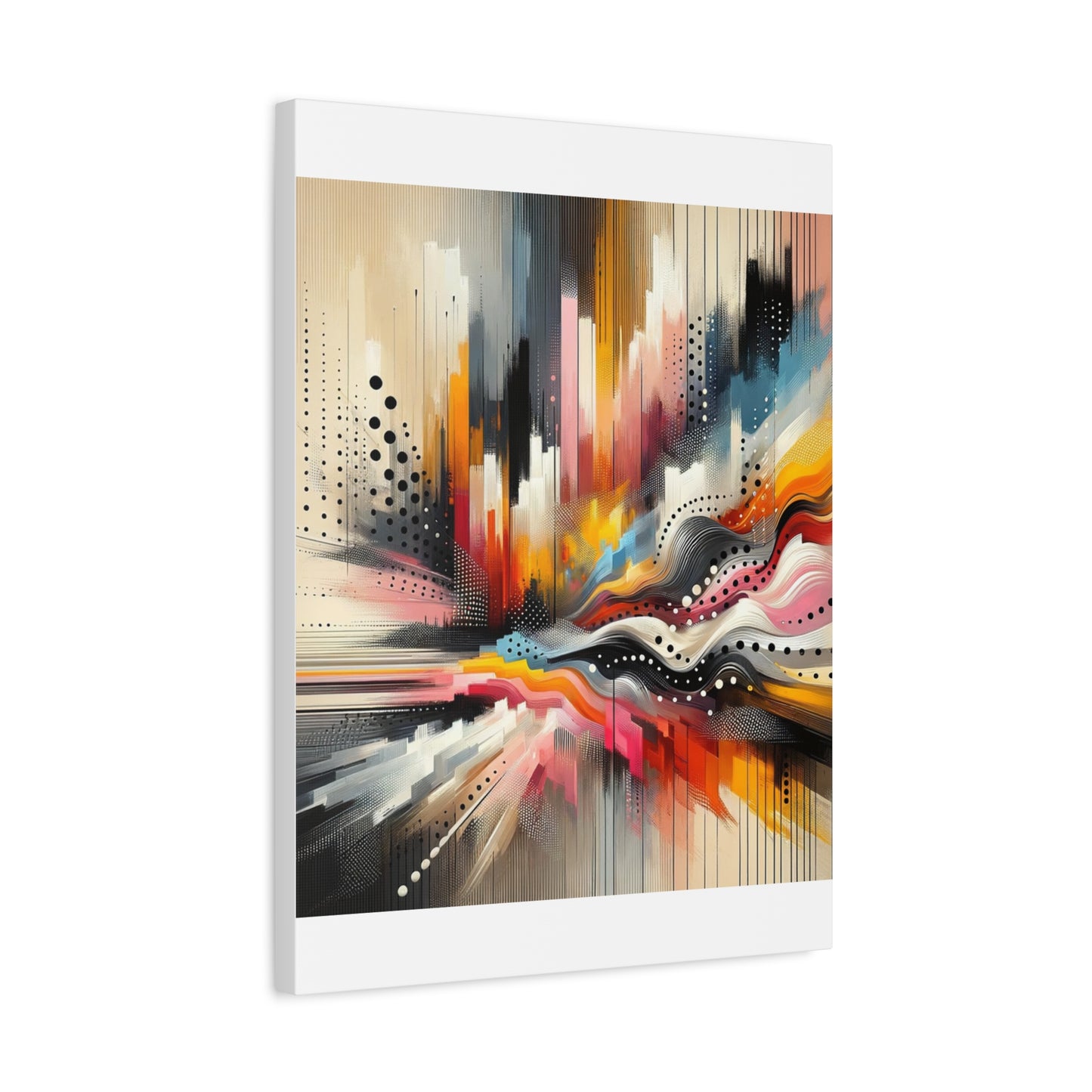 Abstract Color Symphony - Matte Canvas, Stretched, 1.25"