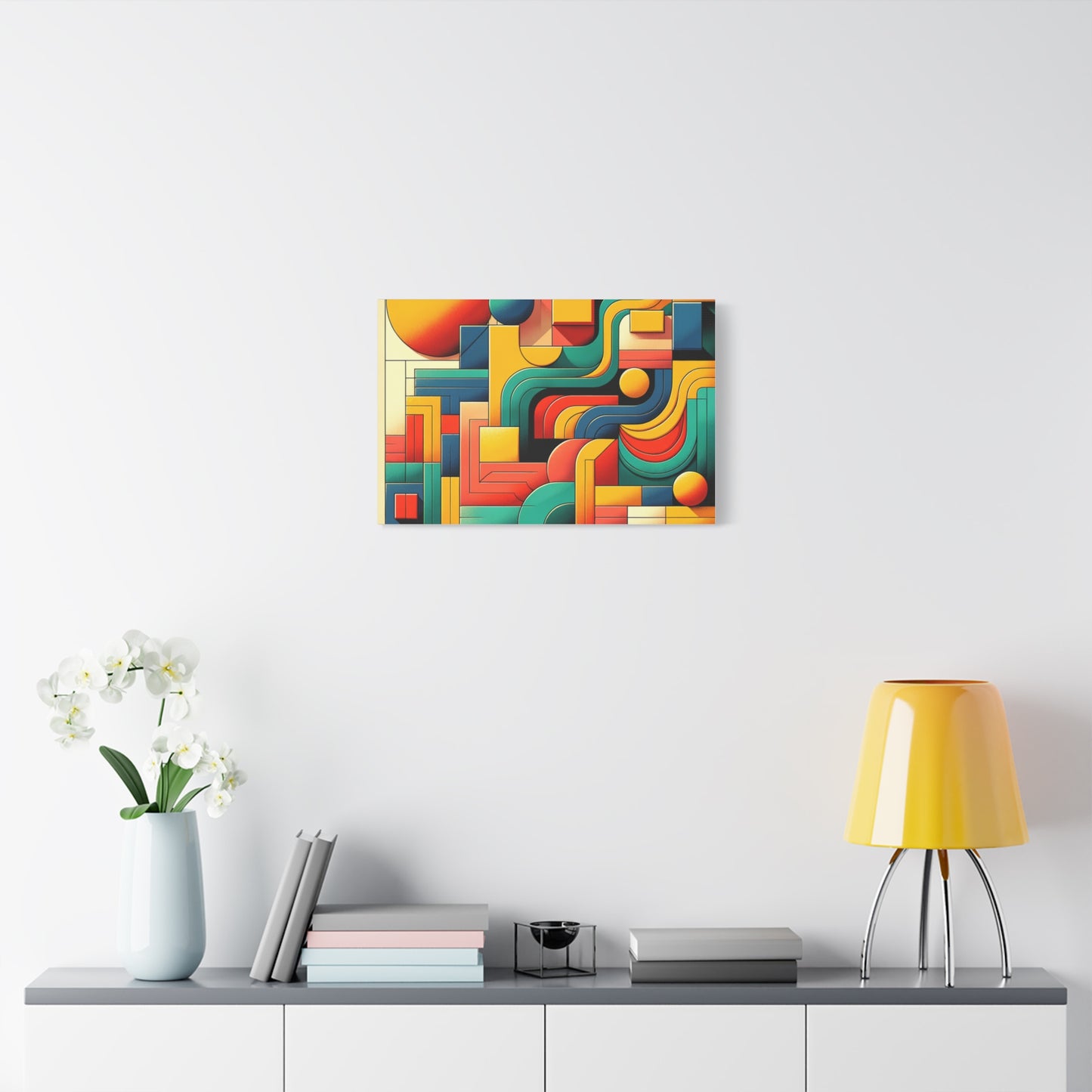 Abstract Geometric Design - Matte Canvas, Stretched, 1.25"