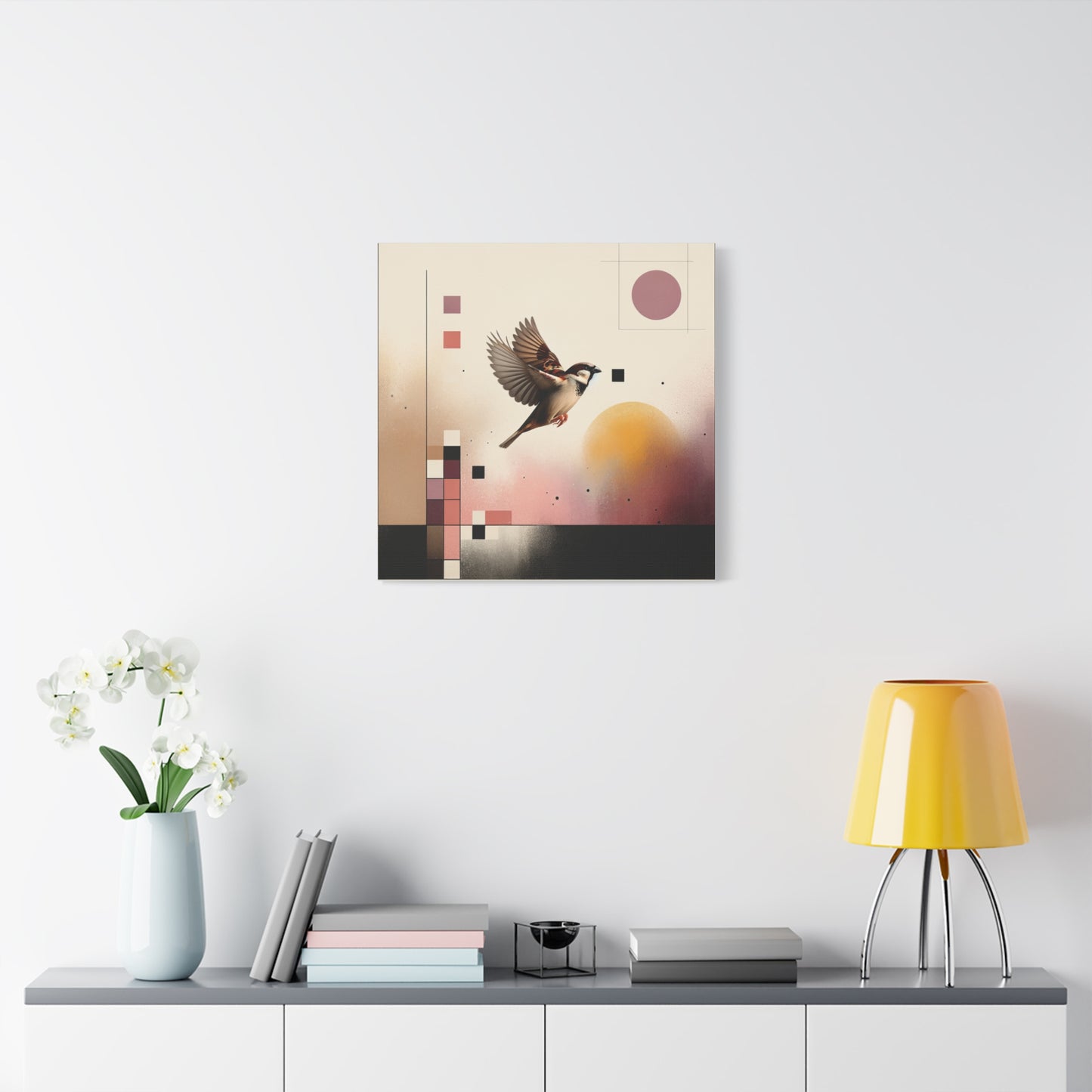 Sparrow Flight - Matte Canvas, Stretched, 1.25"