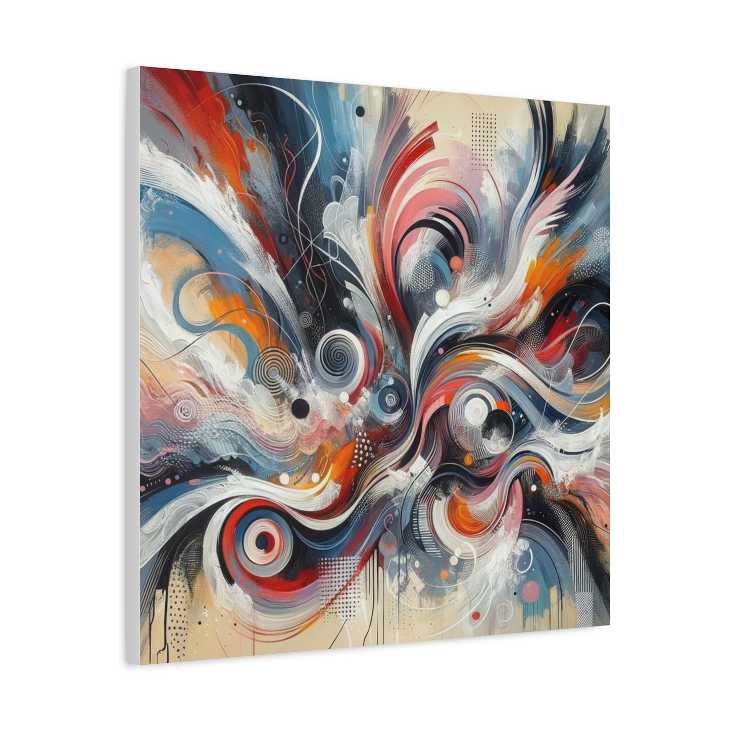 Abstract Swirl Matte Canvas, Stretched, 1.25"