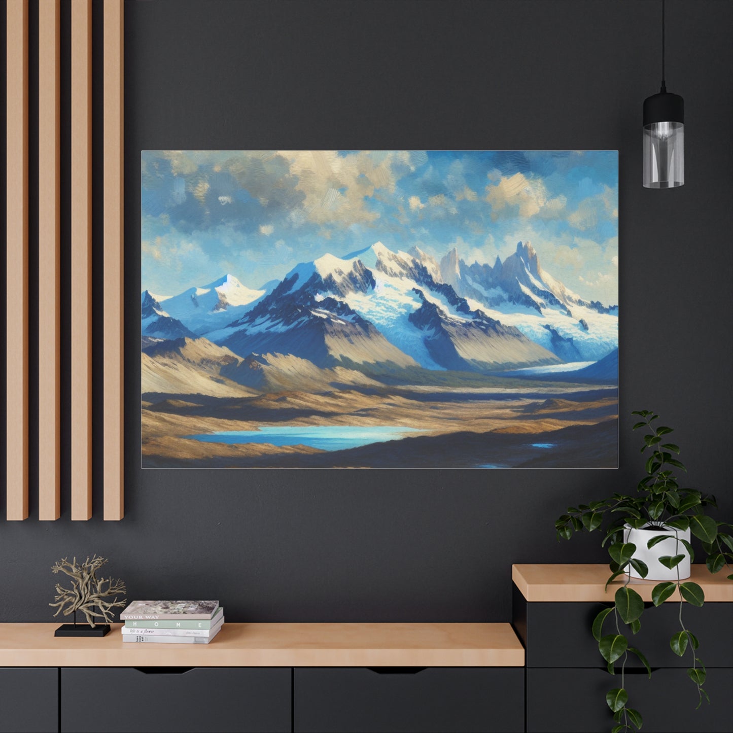 Mountain Landscape - Matte Canvas, Stretched, 1.25"