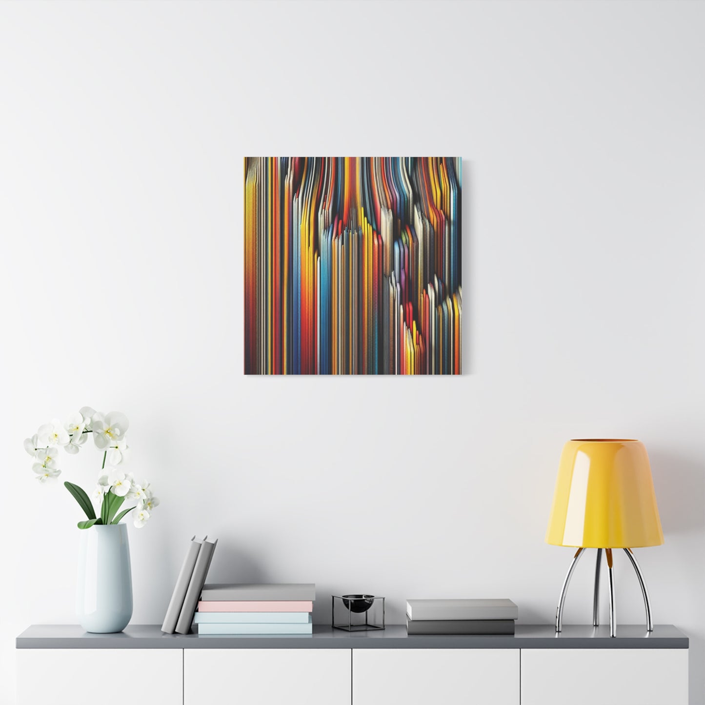 Vibrant Abstract Lines - Matte Canvas, Stretched, 1.25"