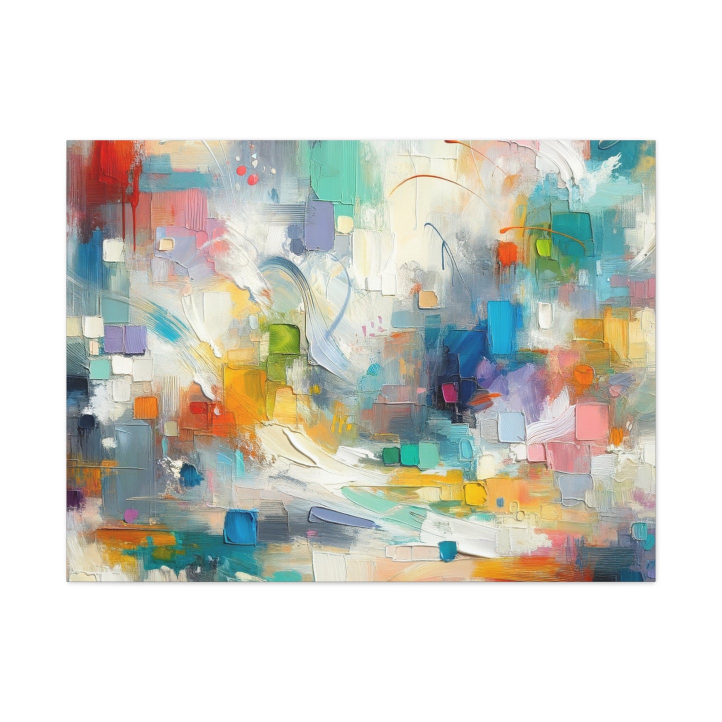 Abstract Color Burst - Matte Canvas, Stretched, 1.25"