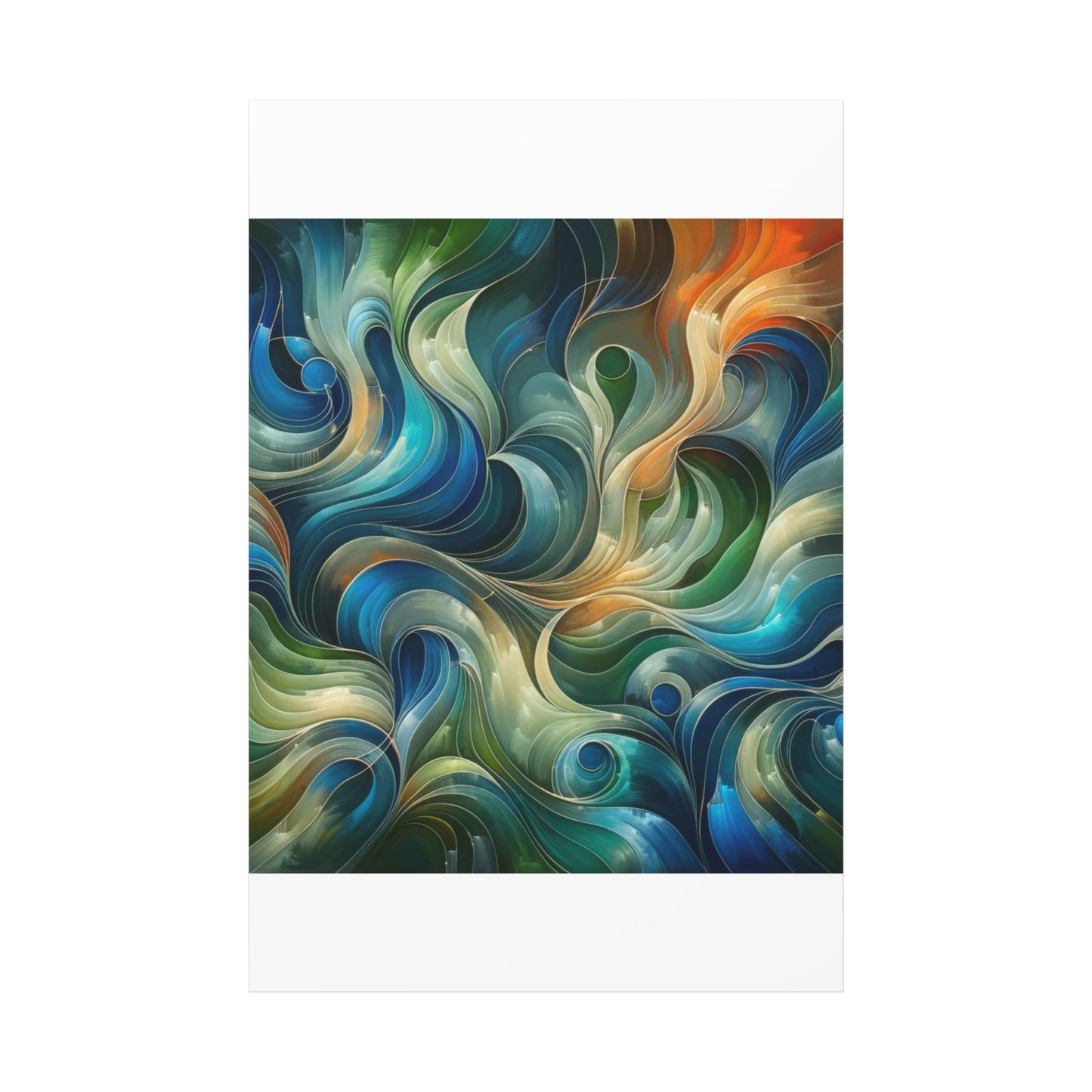 Abstract Swirls - Matte Canvas, Stretched, 1.25"