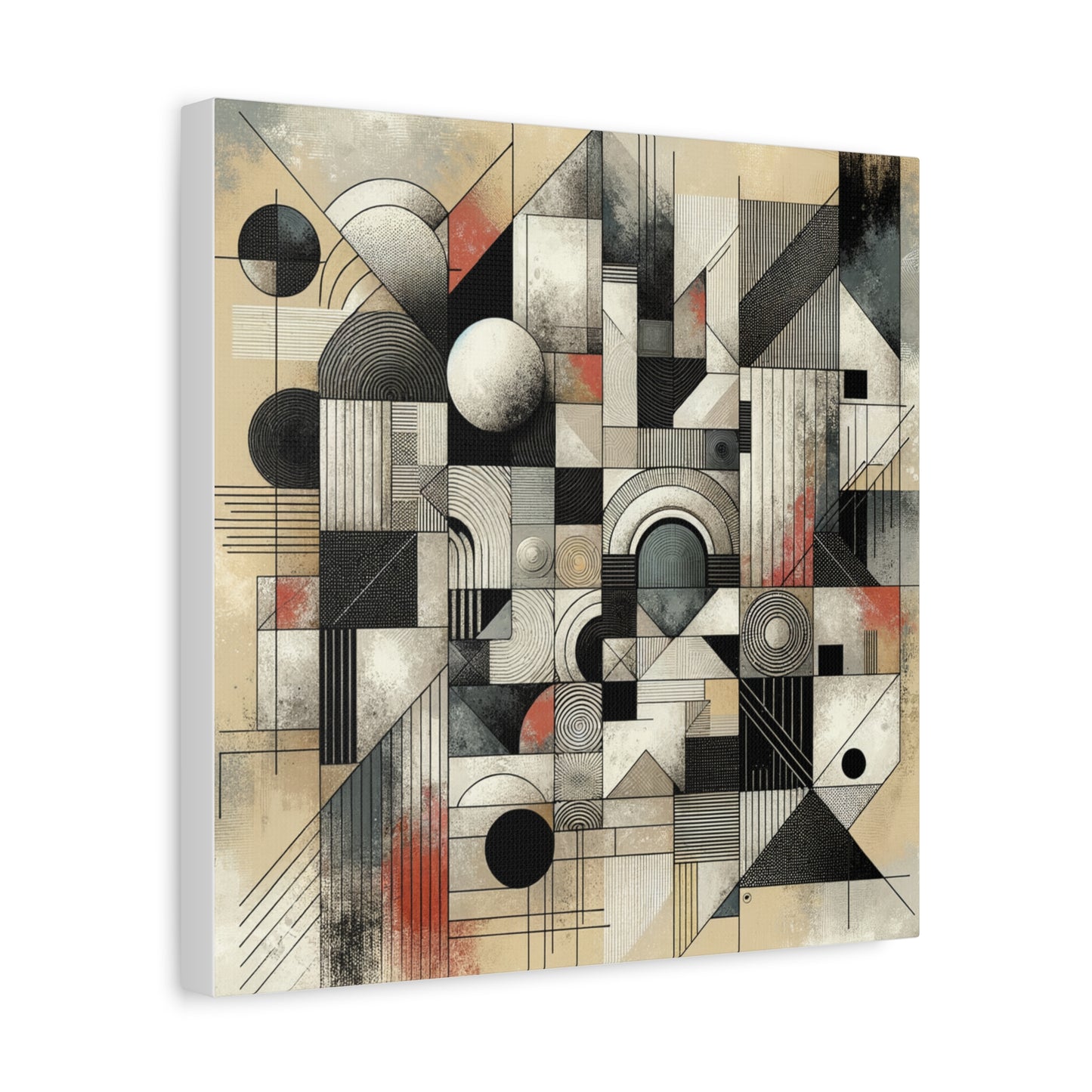 Abstract Geometry Matte Canvas, Stretched, 1.25"