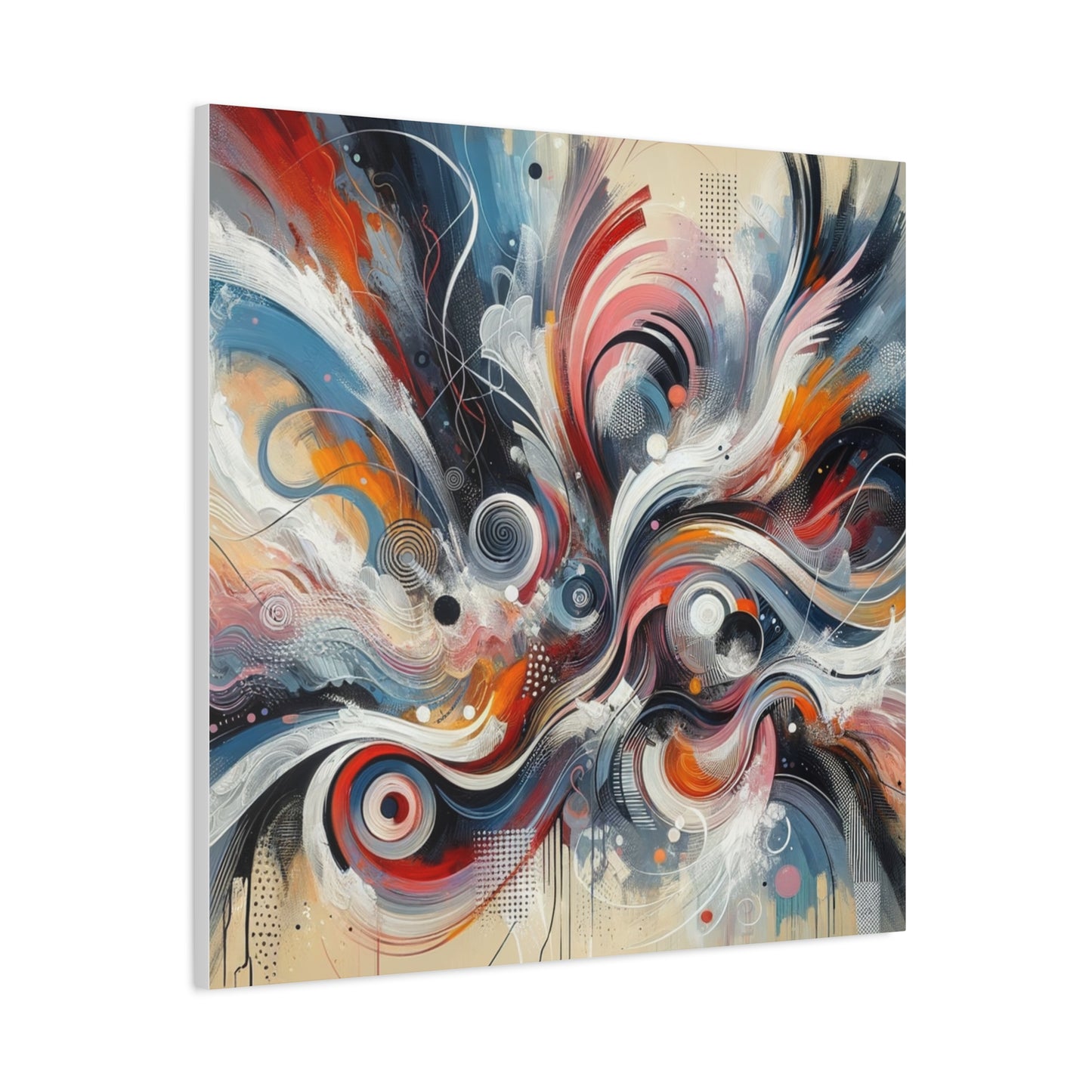 Abstract Swirl Matte Canvas, Stretched, 1.25"