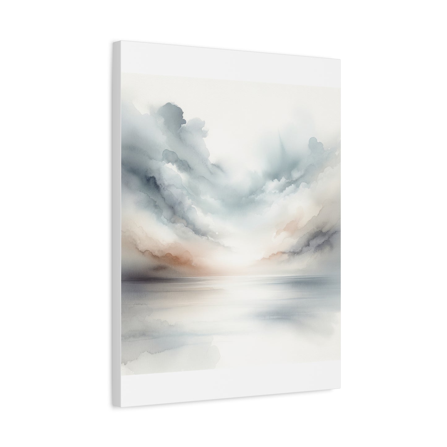 Matte Canvas, Stretched, 1.25" - Serene Watercolor Sky