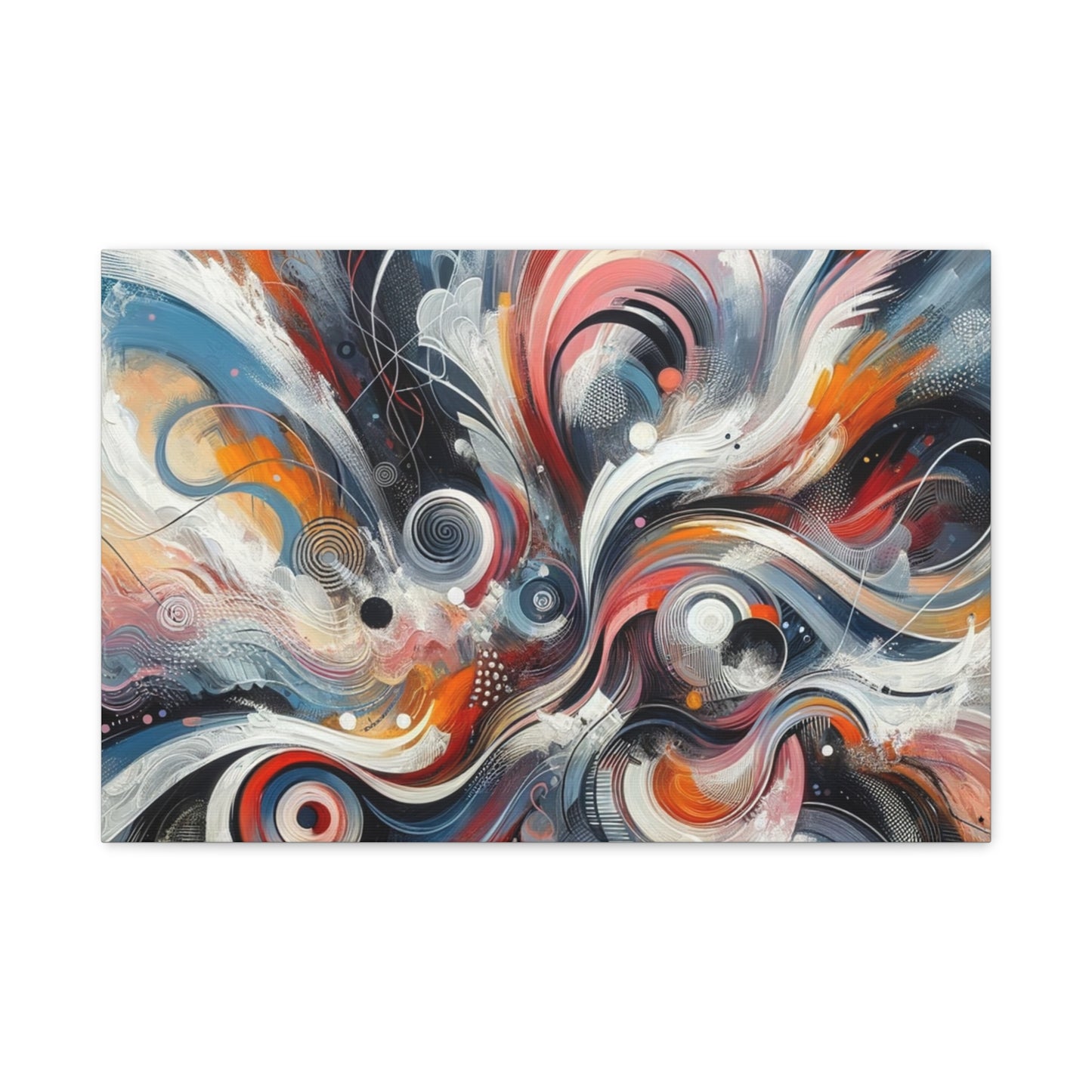 Abstract Swirl Matte Canvas, Stretched, 1.25"