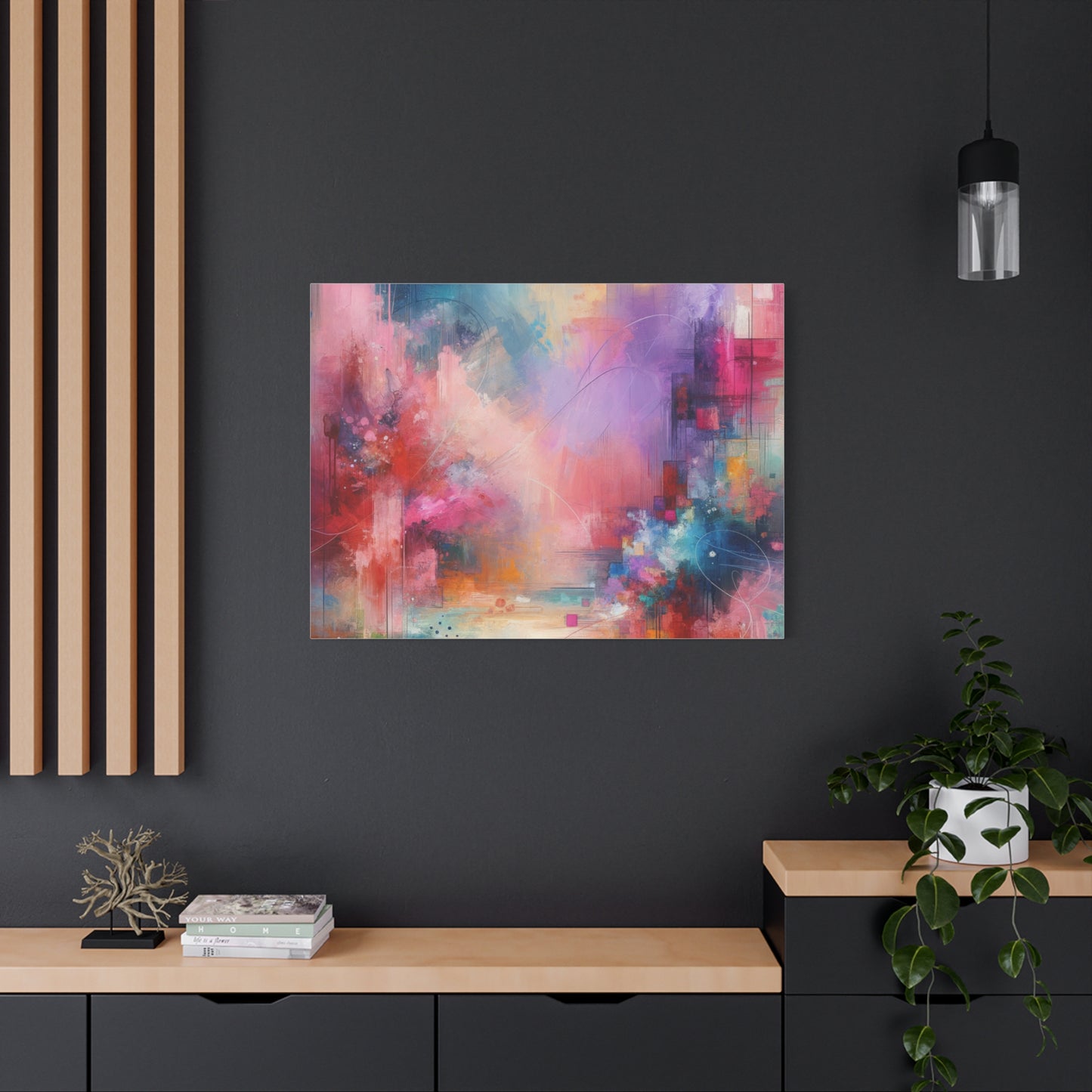 Abstract Color Symphony - Matte Canvas, Stretched, 1.25"