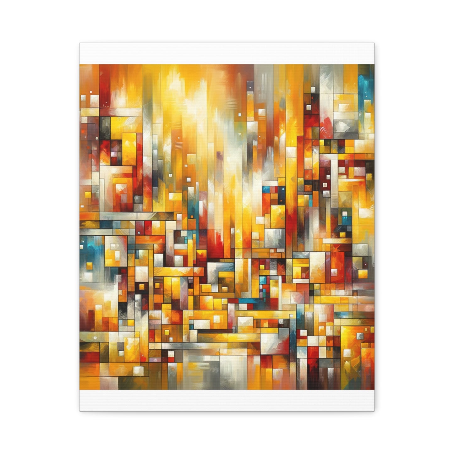 Abstract Geometric Burst - Matte Canvas, Stretched, 1.25"