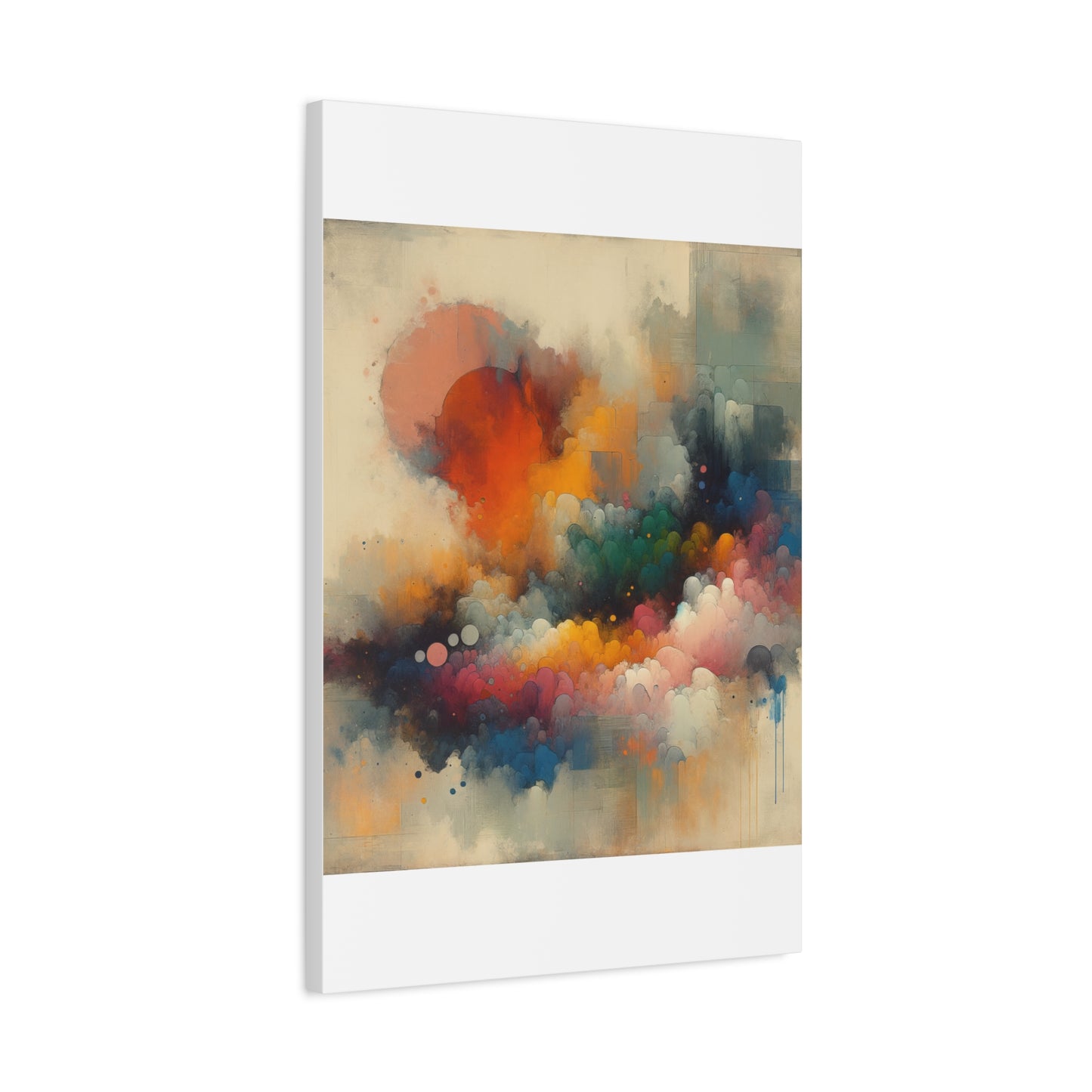 Colorful Abstract Clouds - Matte Canvas, Stretched, 1.25"