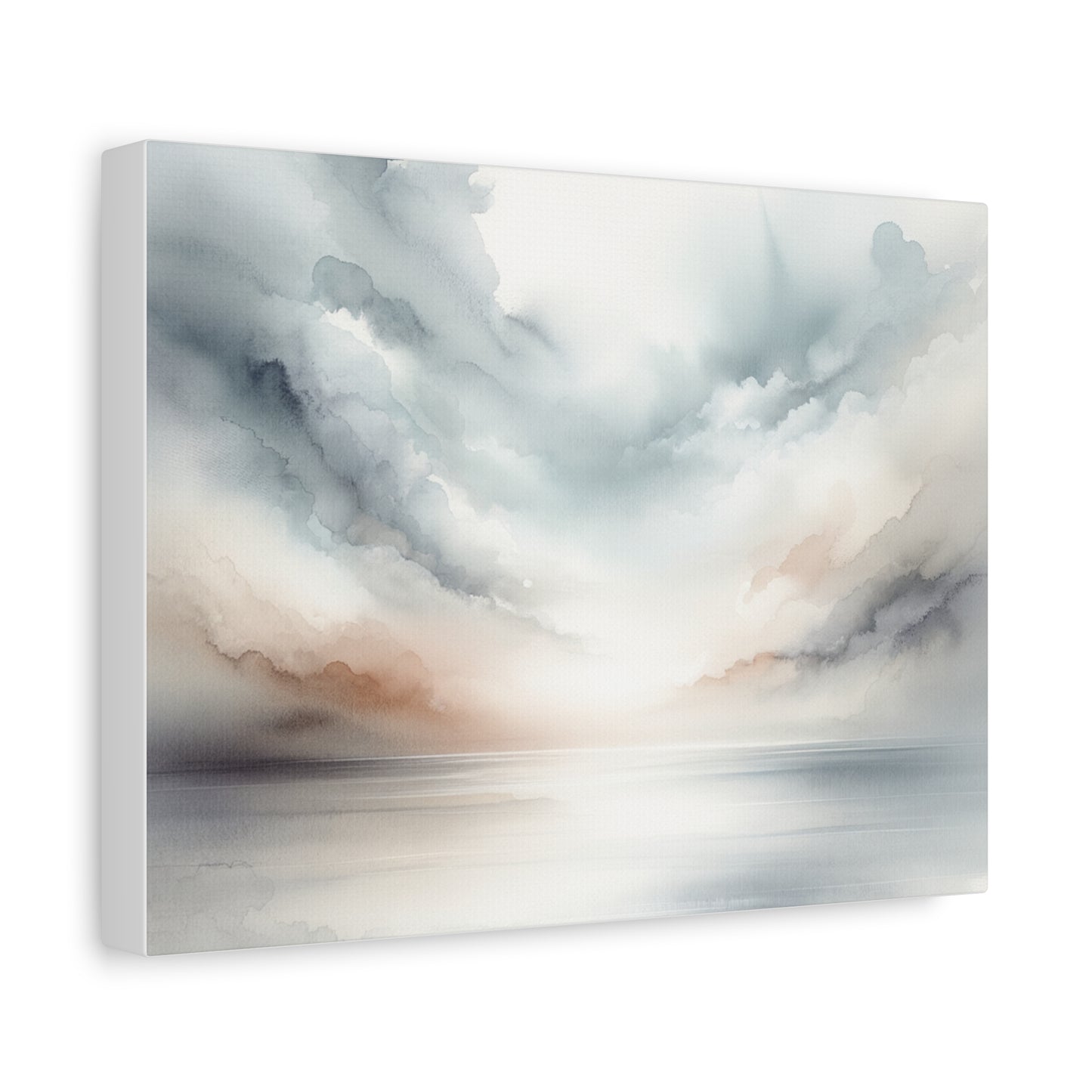 Matte Canvas, Stretched, 1.25" - Serene Watercolor Sky