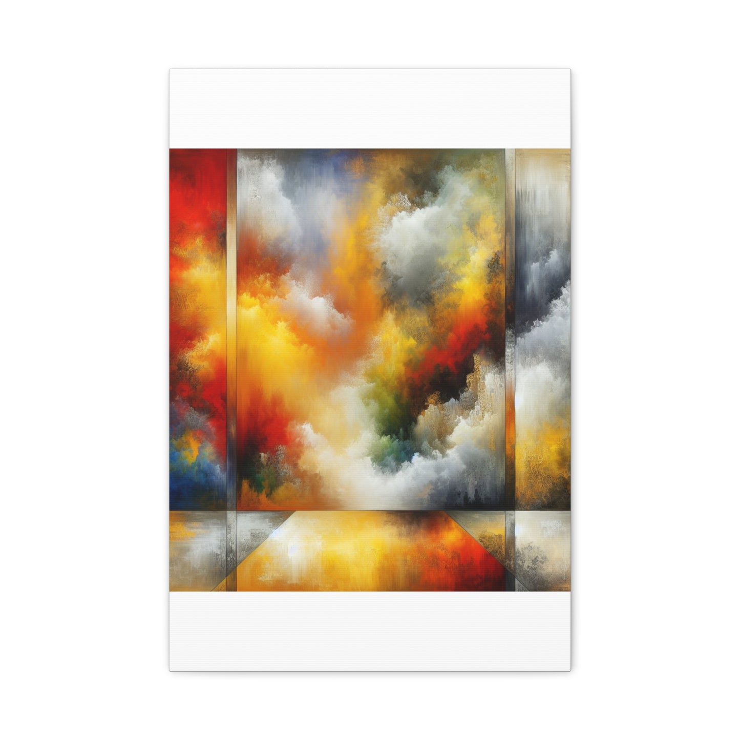 Abstract Colorful Clouds - Matte Canvas, Stretched, 1.25"