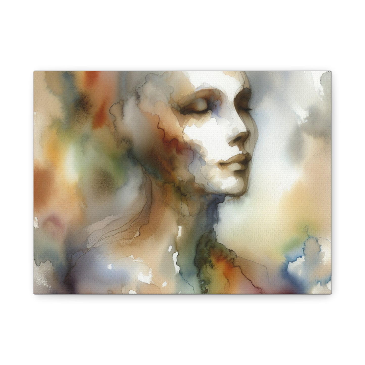 Dreamy Watercolor Portrait - Matte Canvas, Stretched, 1.25"