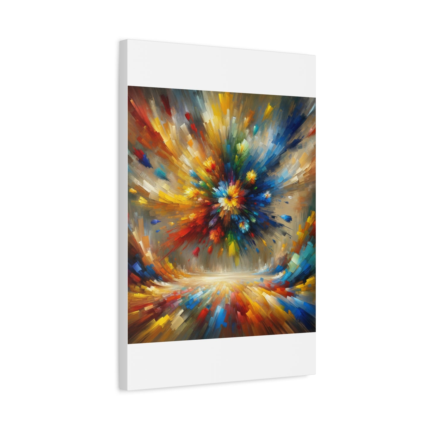 Abstract Burst of Colors - Matte Canvas, Stretched, 1.25"