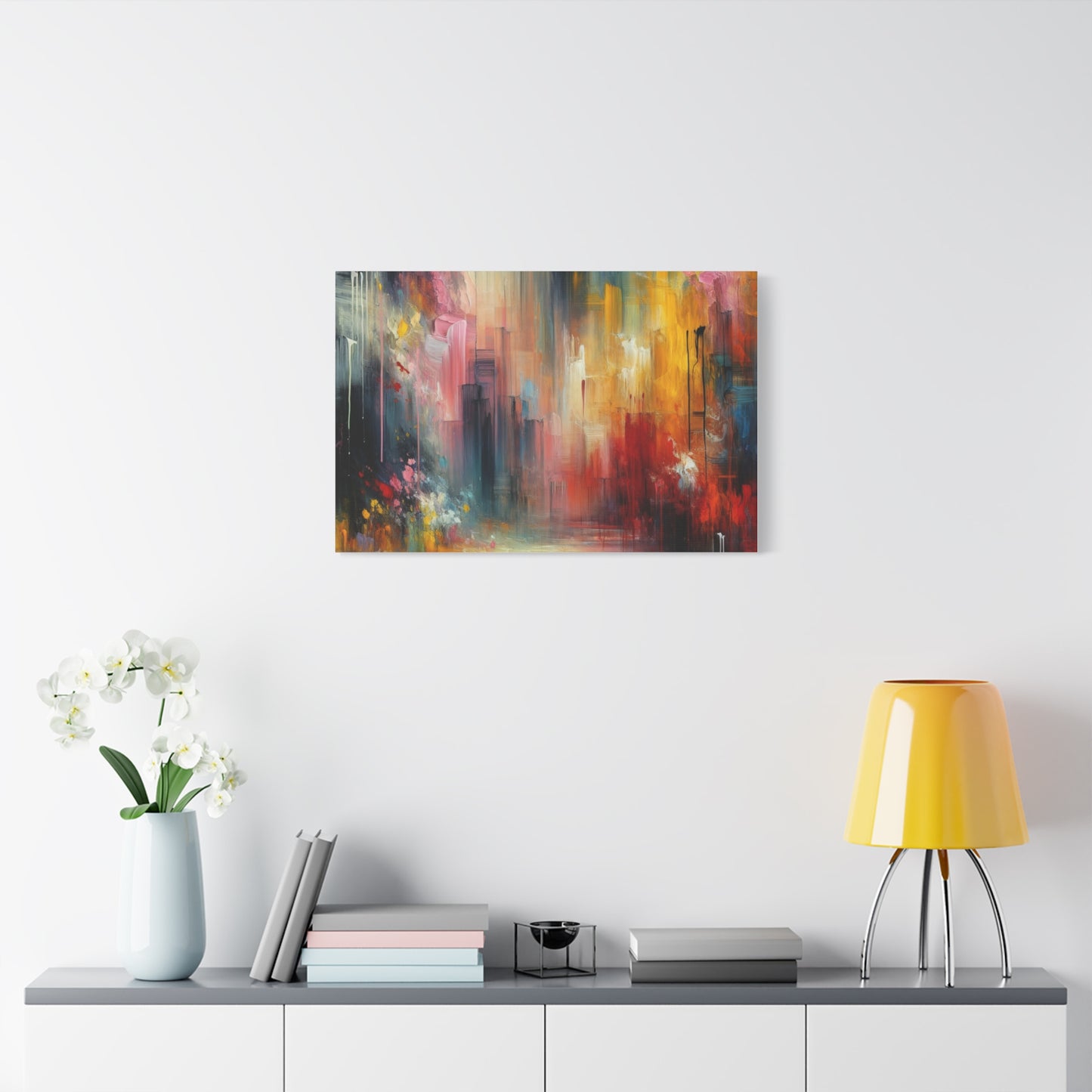 Abstract Brushstrokes - Matte Canvas, Stretched, 1.25"