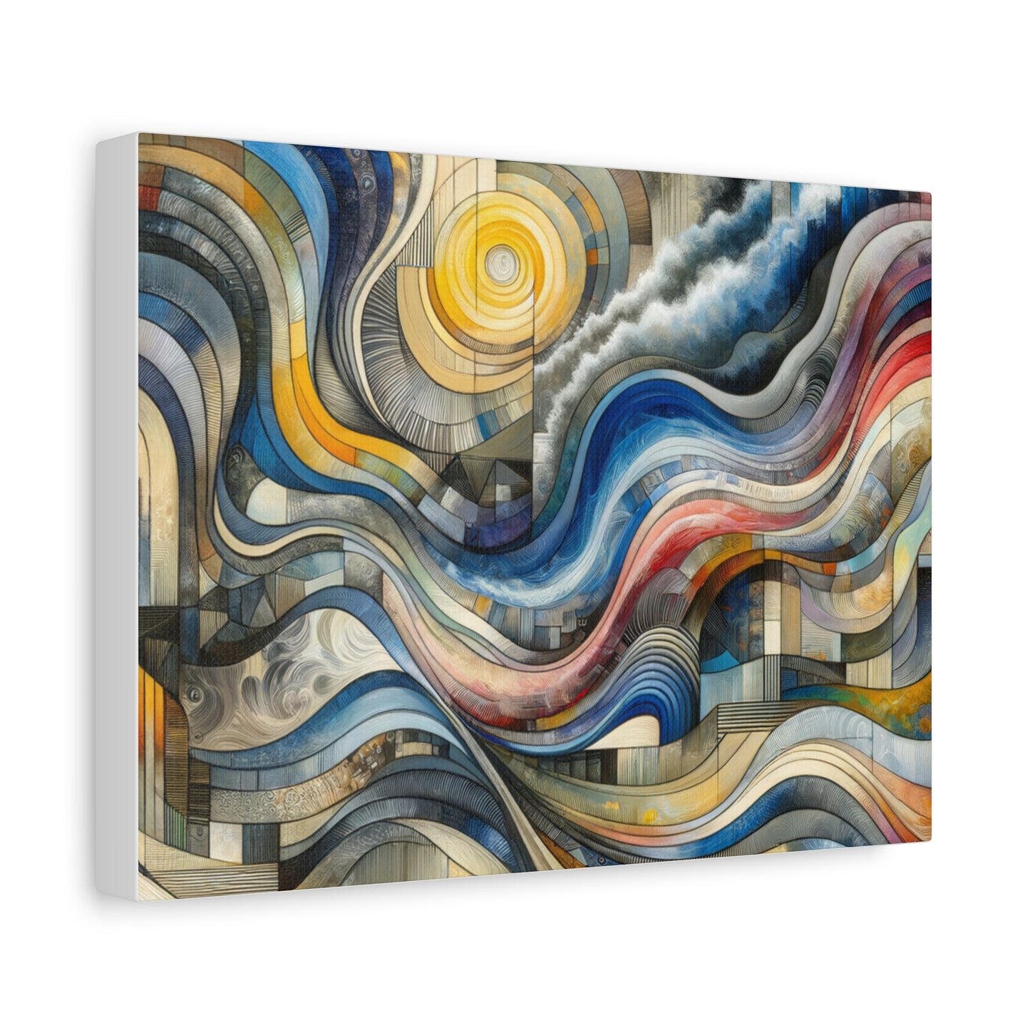 Abstract Waves - Matte Canvas, Stretched, 1.25"