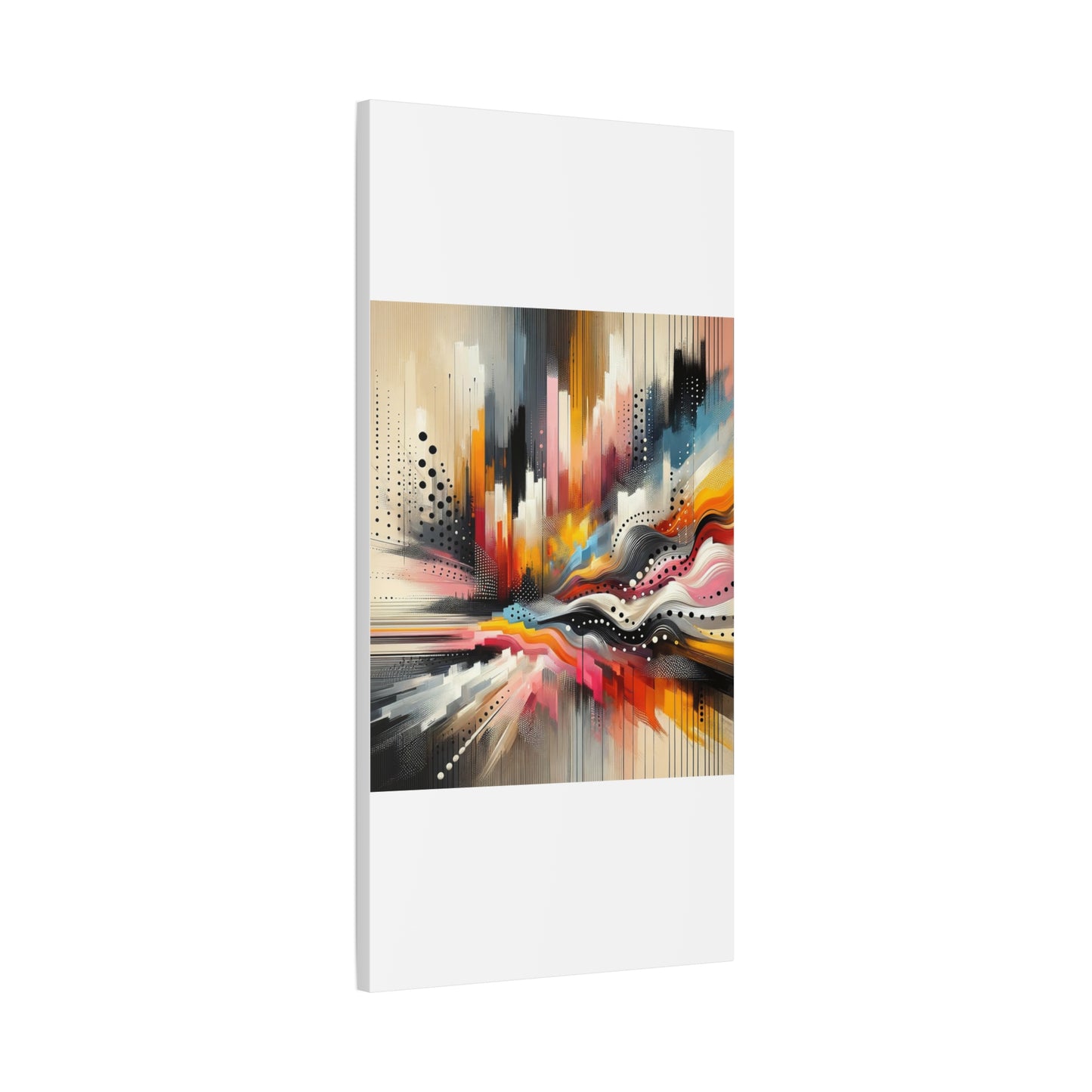 Abstract Color Symphony - Matte Canvas, Stretched, 1.25"