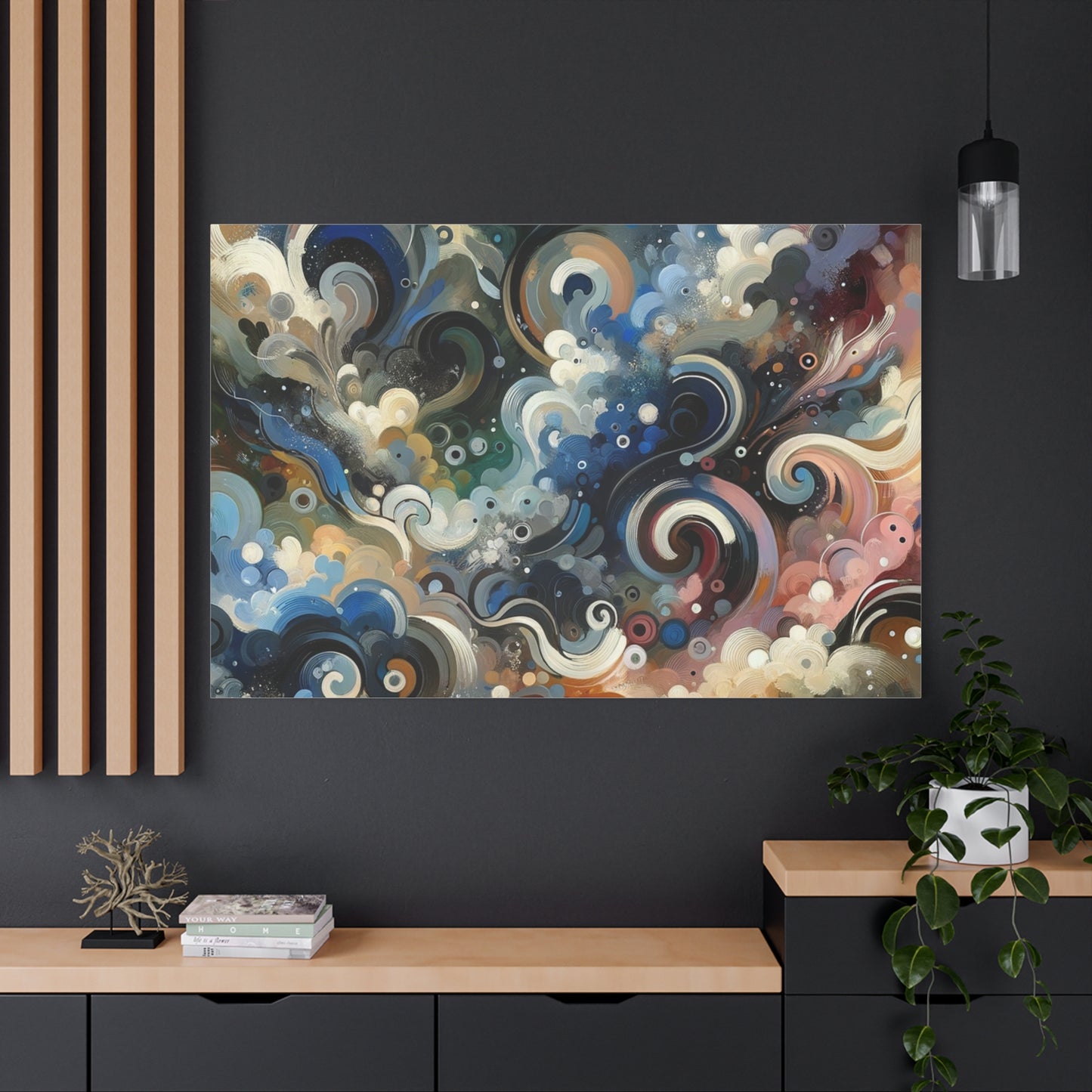 Abstract Swirls - Matte Canvas, Stretched, 1.25"