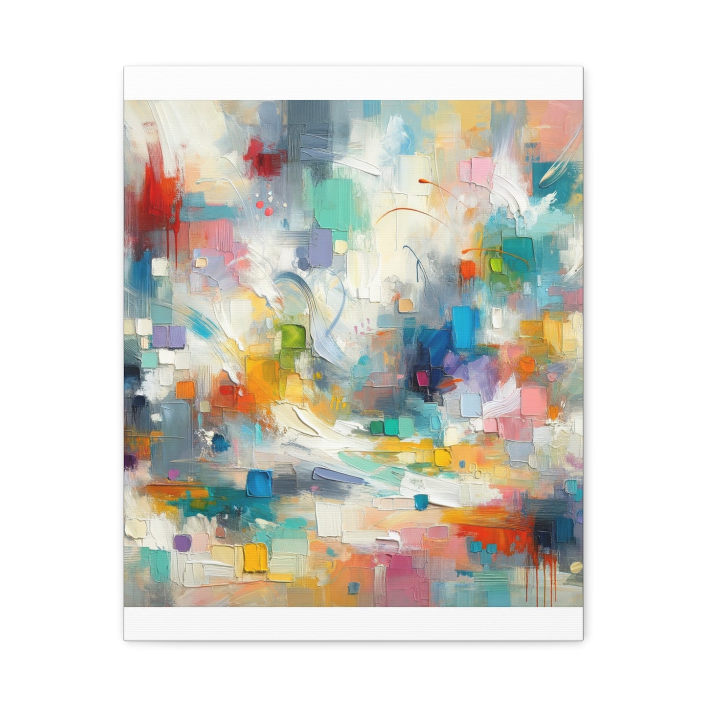 Abstract Color Burst - Matte Canvas, Stretched, 1.25"