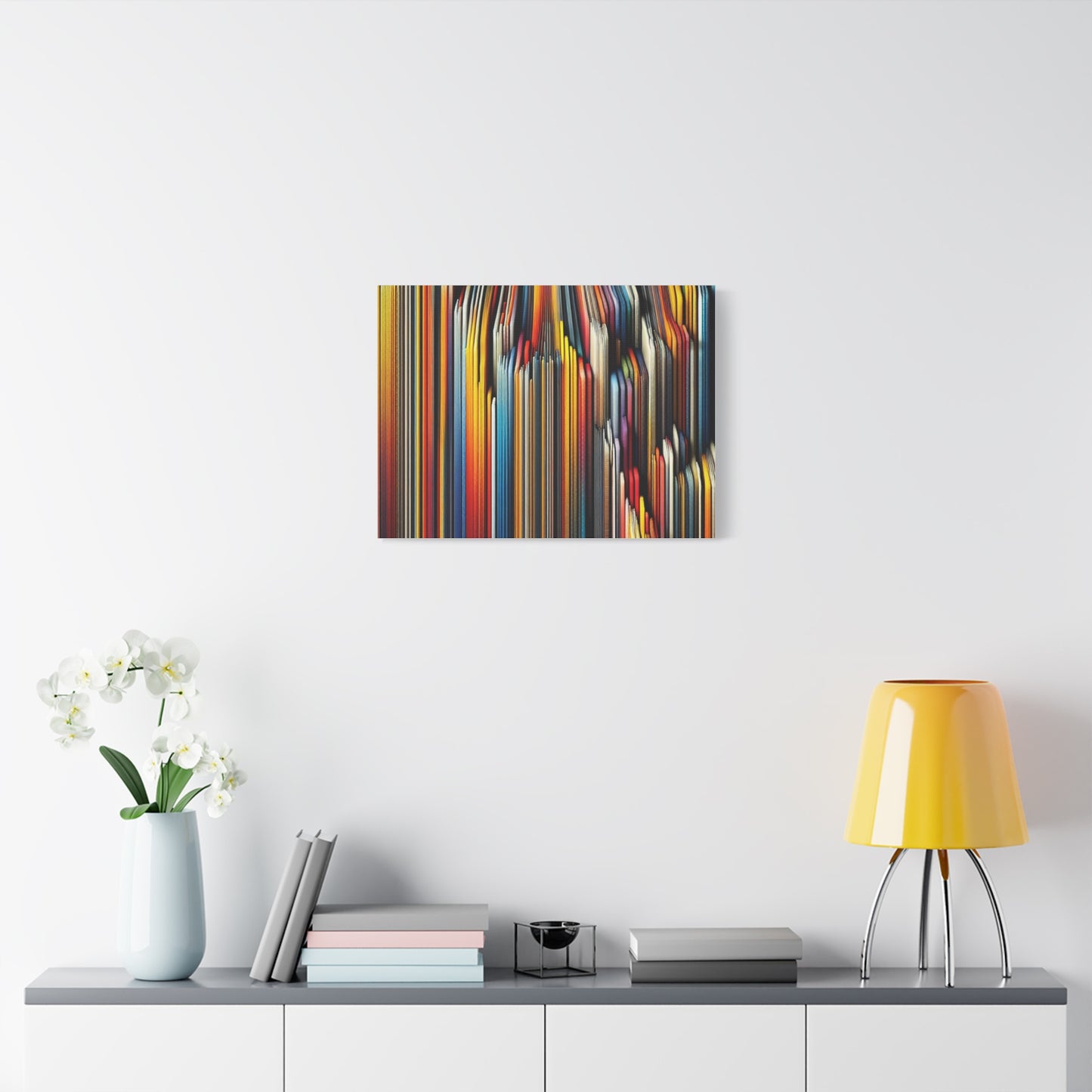 Vibrant Abstract Lines - Matte Canvas, Stretched, 1.25"