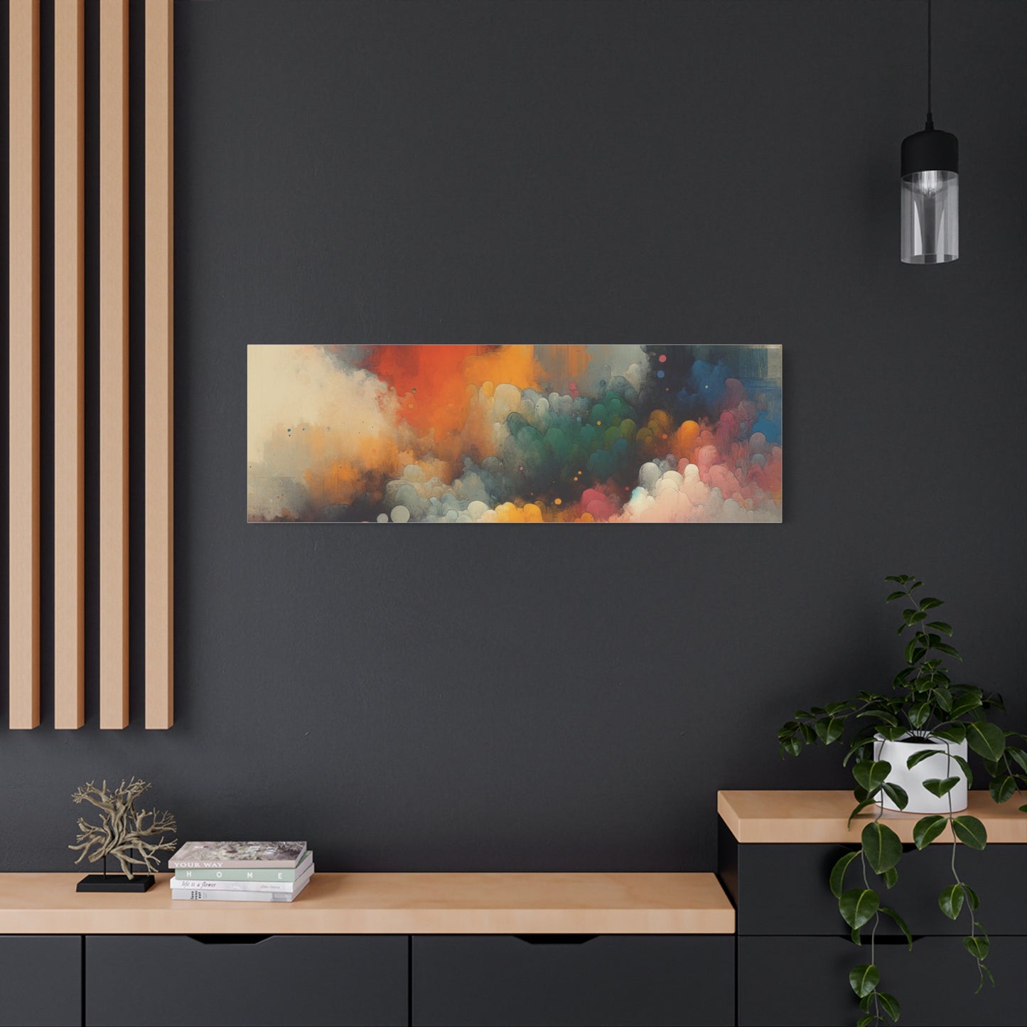 Colorful Abstract Clouds - Matte Canvas, Stretched, 1.25"