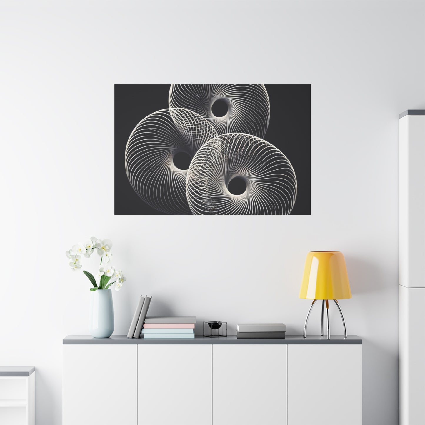 Abstract Spirals Matte Canvas, Stretched, 1.25"