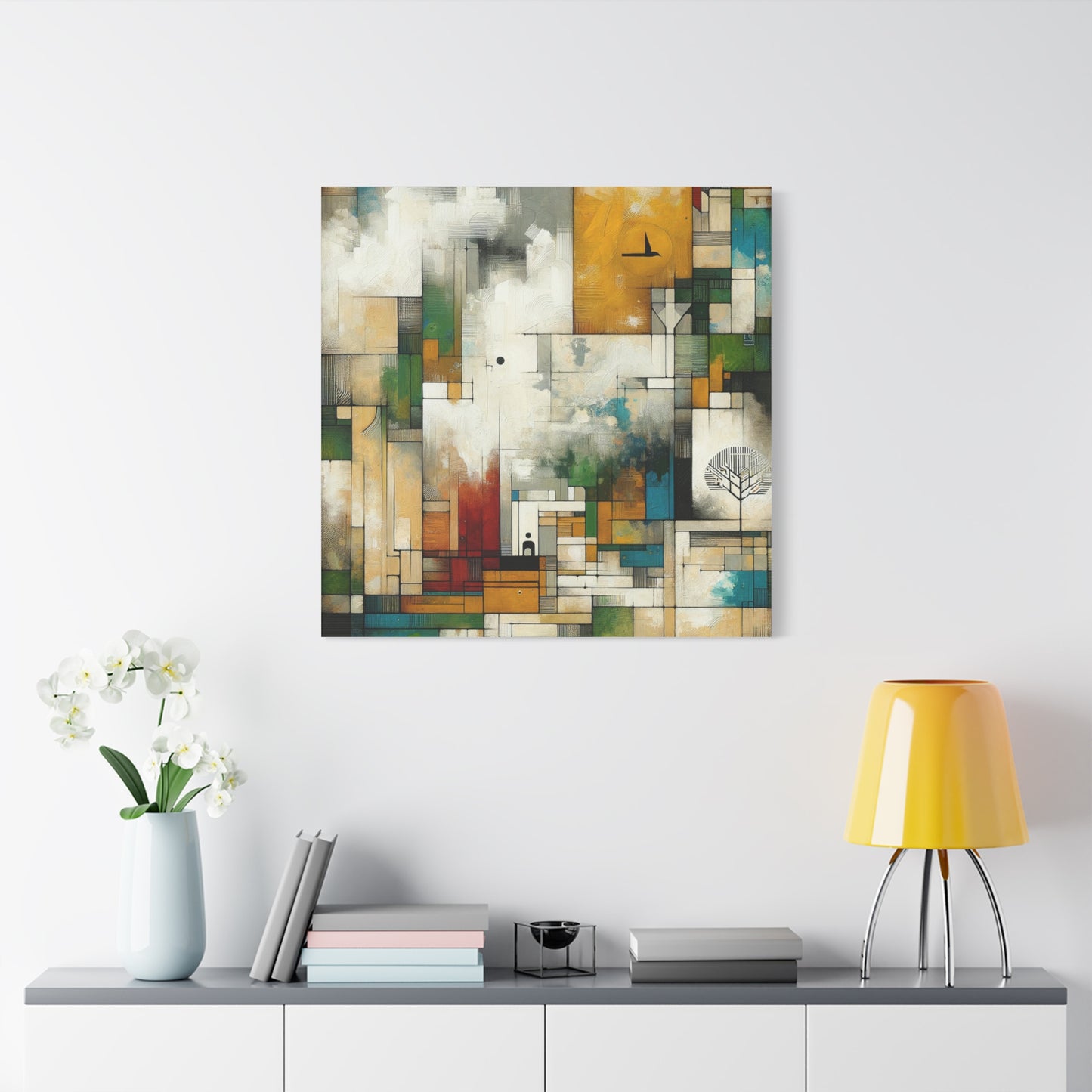 Abstract Geometric Art - Matte Canvas, Stretched, 1.25"