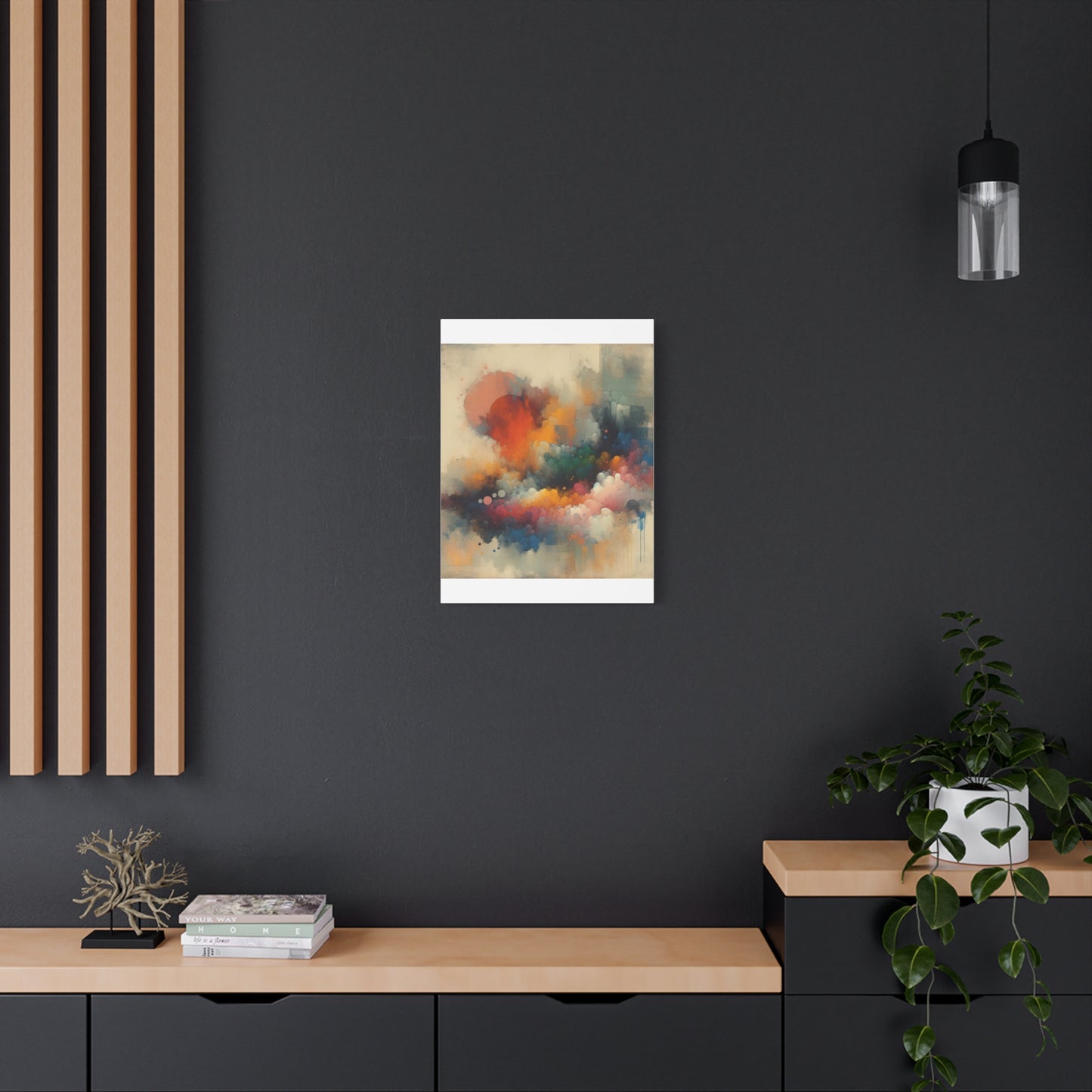 Colorful Abstract Clouds - Matte Canvas, Stretched, 1.25"