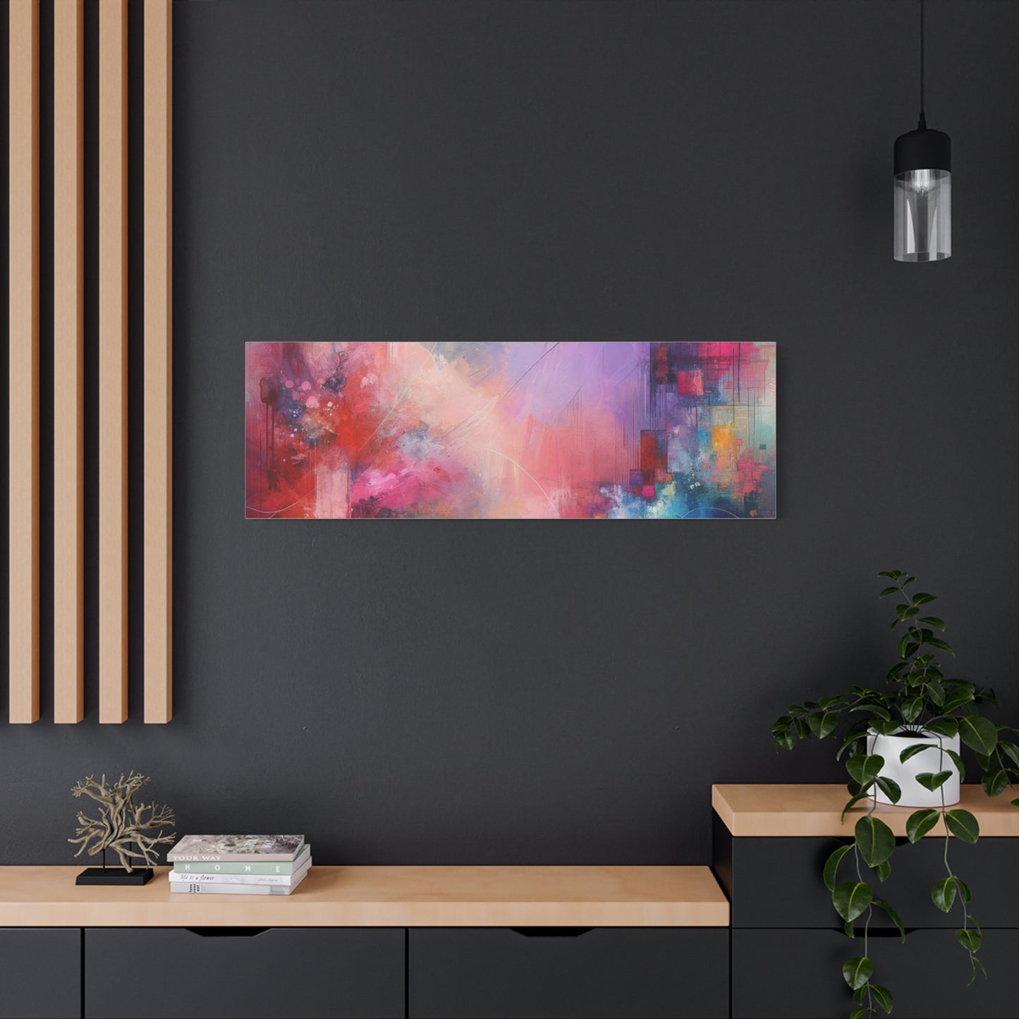 Abstract Color Symphony - Matte Canvas, Stretched, 1.25"