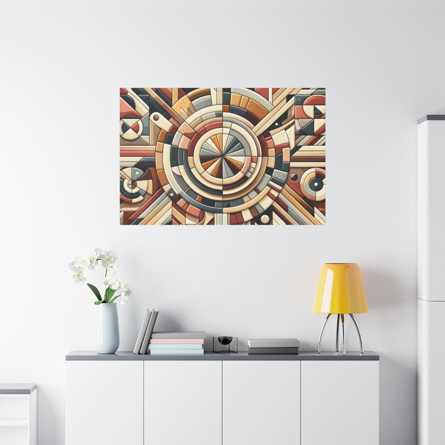 Geometric Abstraction - Matte Canvas, Stretched, 1.25"