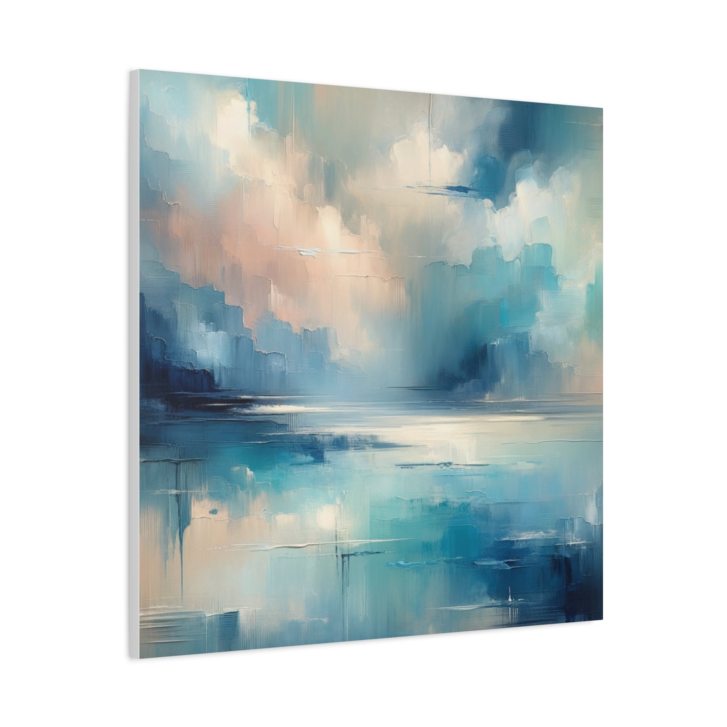 Abstract Sky Reflection - Matte Canvas, Stretched, 1.25"