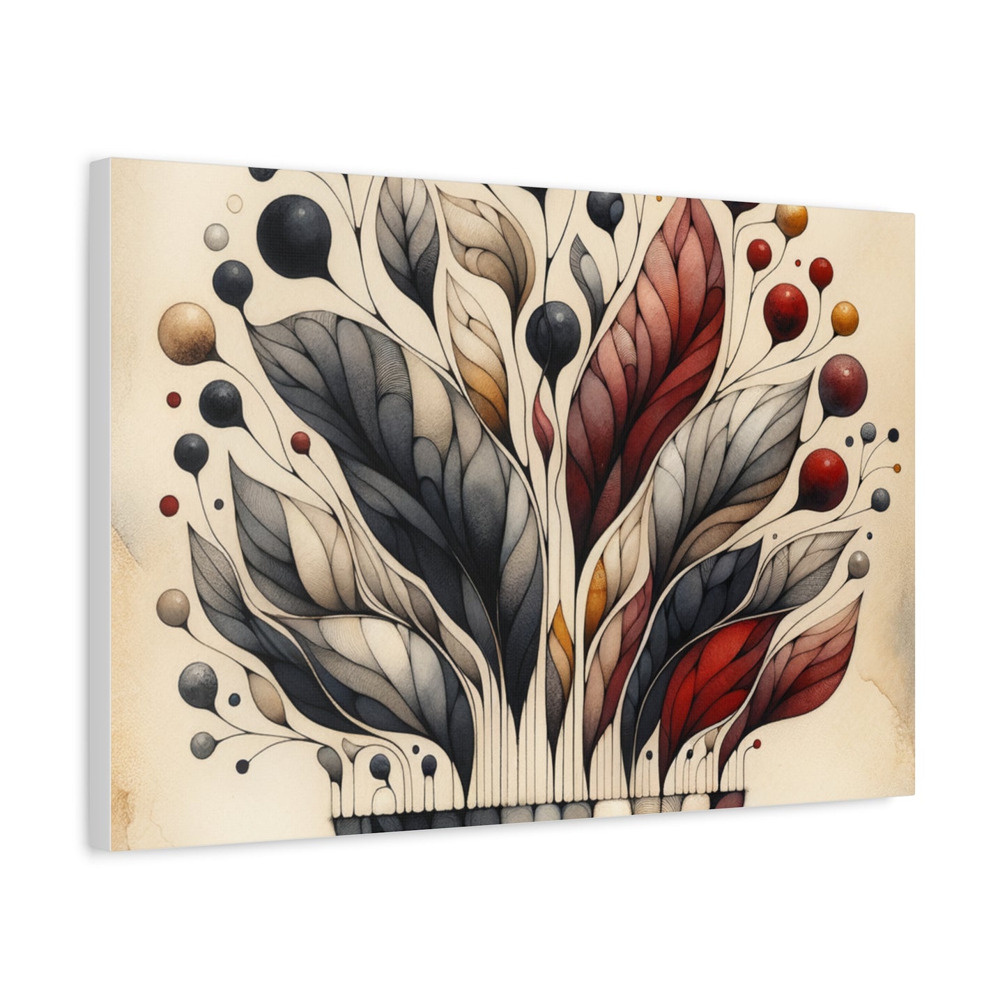 Abstract Floral Art - Matte Canvas, Stretched, 1.25"