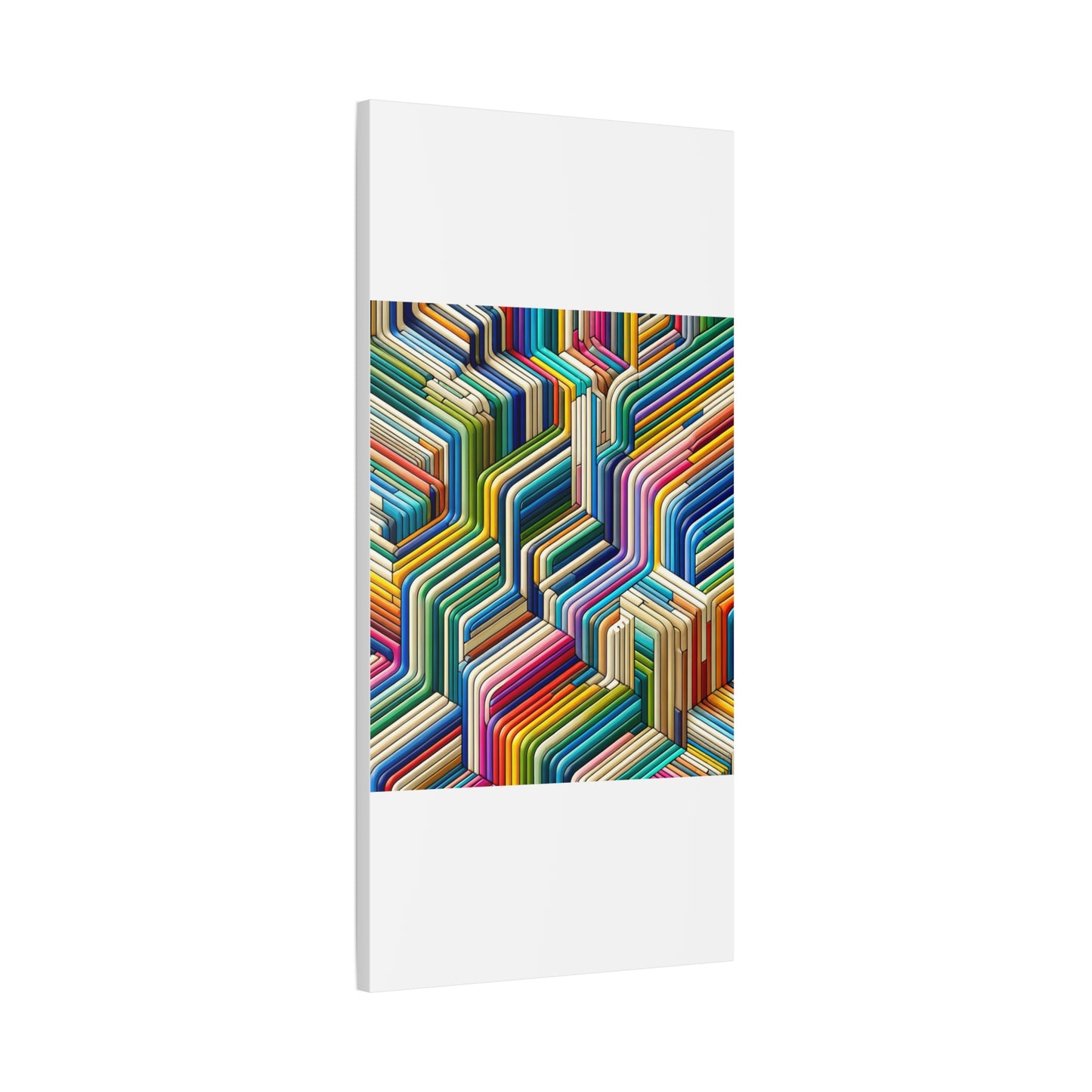 Colorful Geometric Pattern - Matte Canvas, Stretched, 1.25"