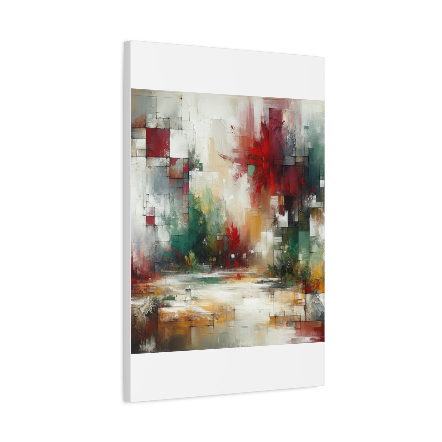 Abstract Geometric Landscape - Matte Canvas, Stretched, 1.25"