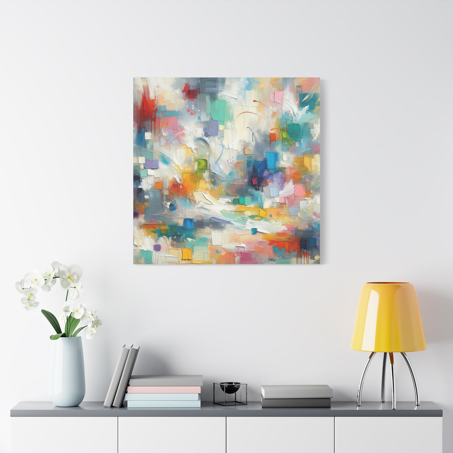 Abstract Color Burst - Matte Canvas, Stretched, 1.25"