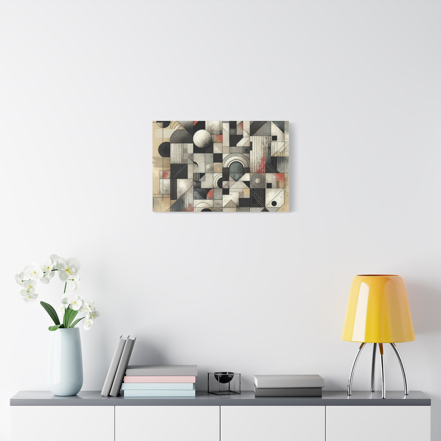 Abstract Geometry Matte Canvas, Stretched, 1.25"