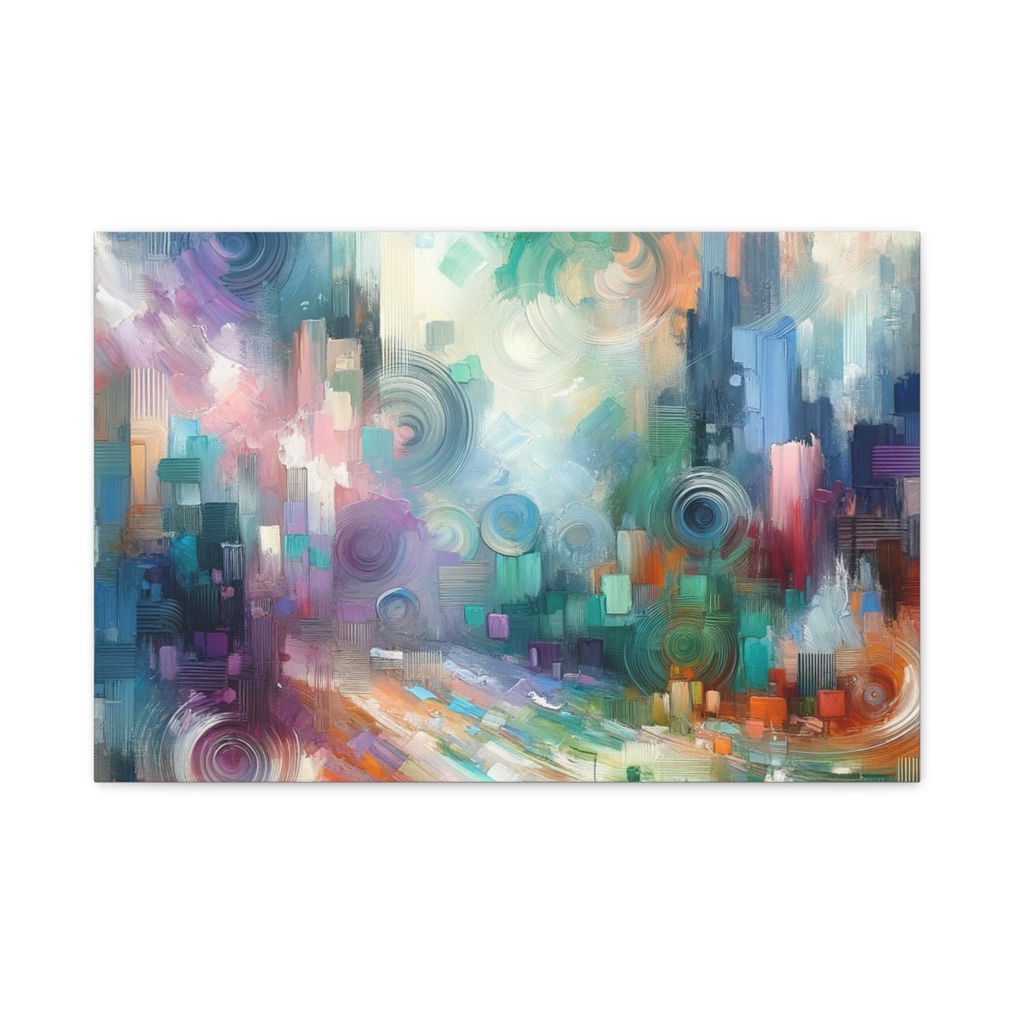 Abstract Color Symphony - Matte Canvas, Stretched, 1.25"