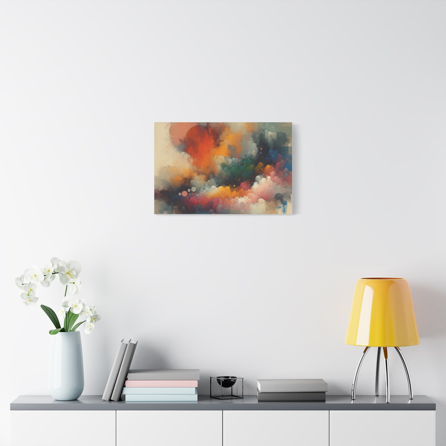 Colorful Abstract Clouds - Matte Canvas, Stretched, 1.25"