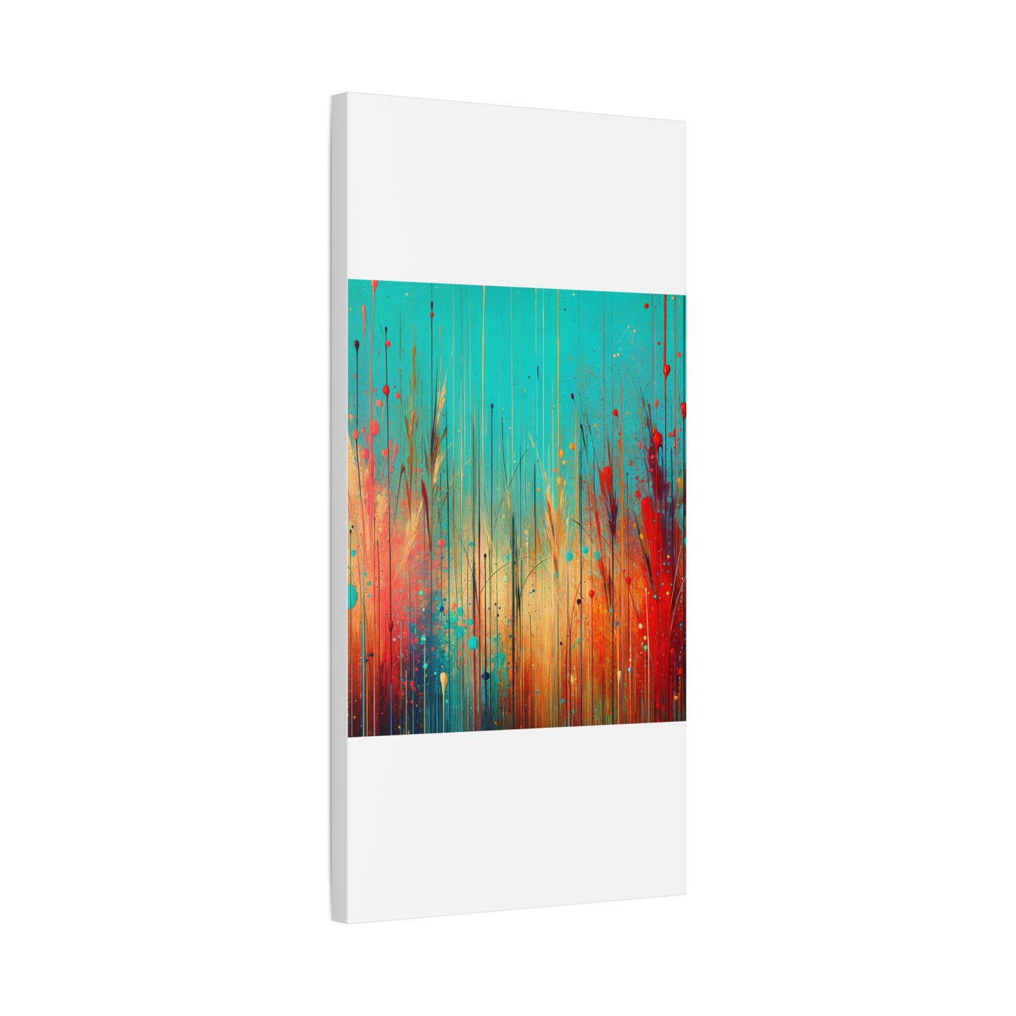 Vibrant Abstract Landscape - Matte Canvas, Stretched, 1.25"