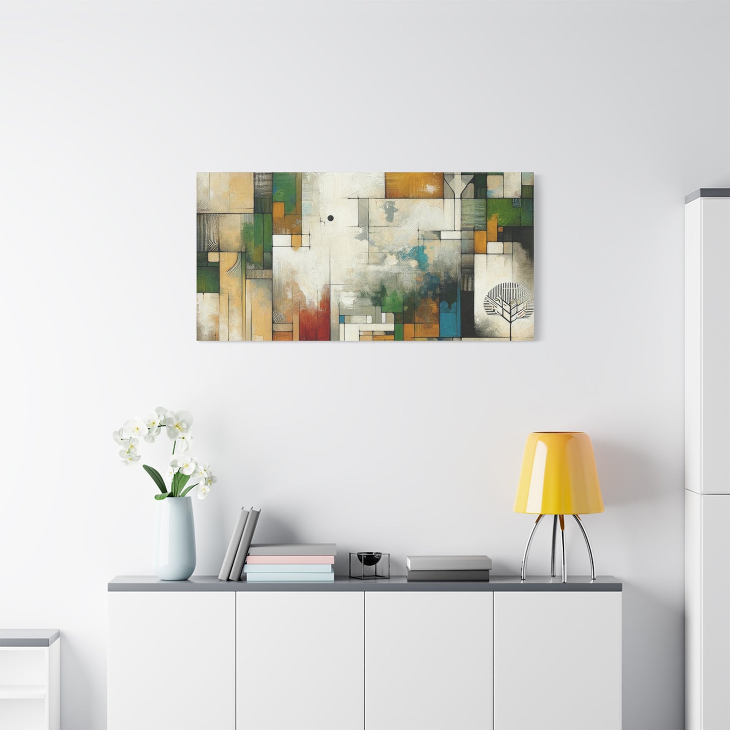 Abstract Geometric Art - Matte Canvas, Stretched, 1.25"