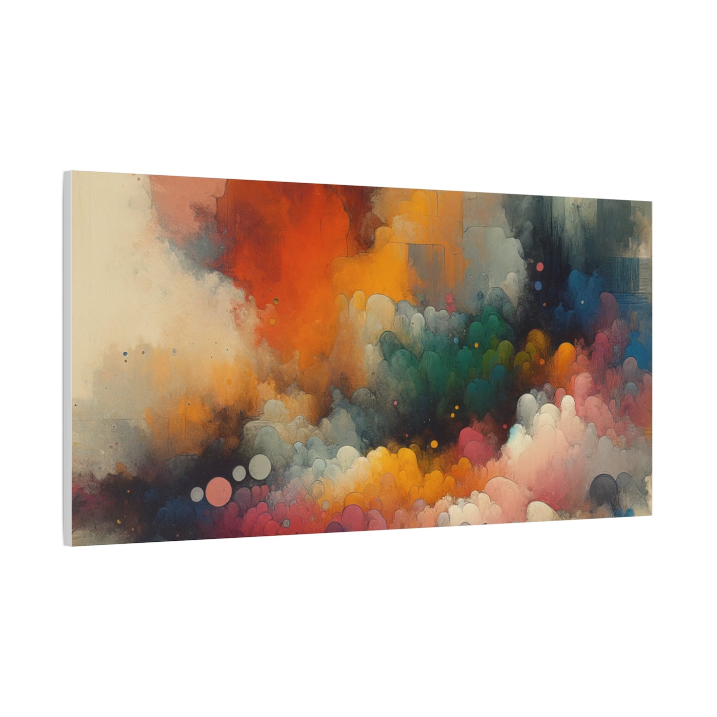 Colorful Abstract Clouds - Matte Canvas, Stretched, 1.25"